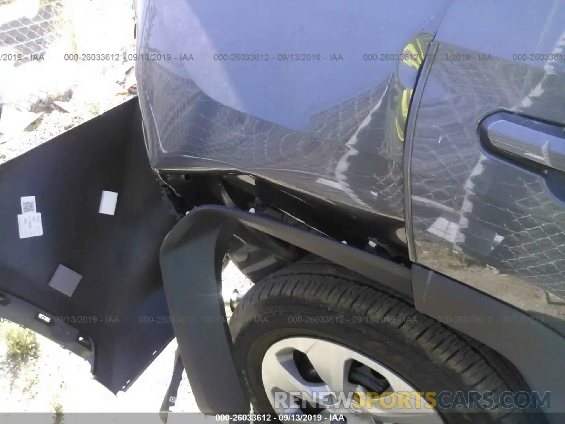 6 Photograph of a damaged car 2T3H1RFV0KW012476 TOYOTA RAV4 2019