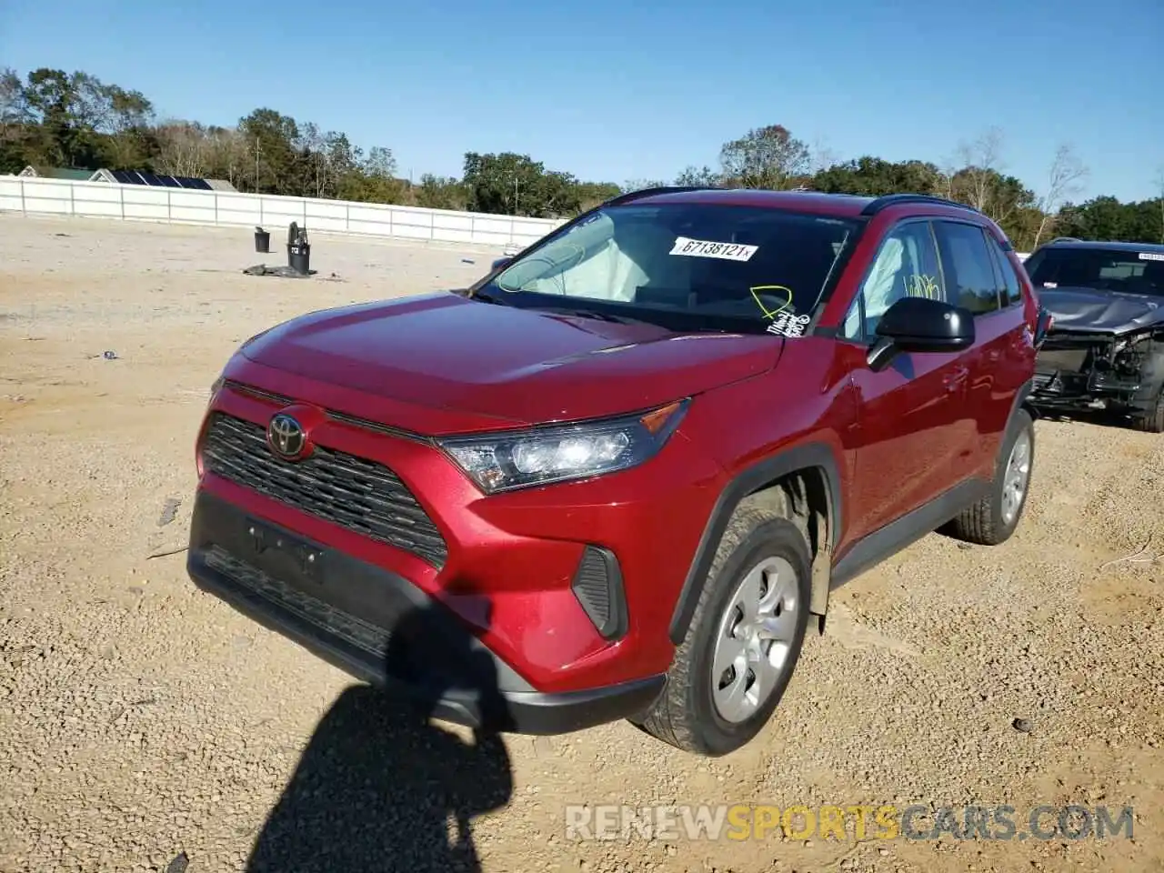 2 Photograph of a damaged car 2T3H1RFV0KW013353 TOYOTA RAV4 2019