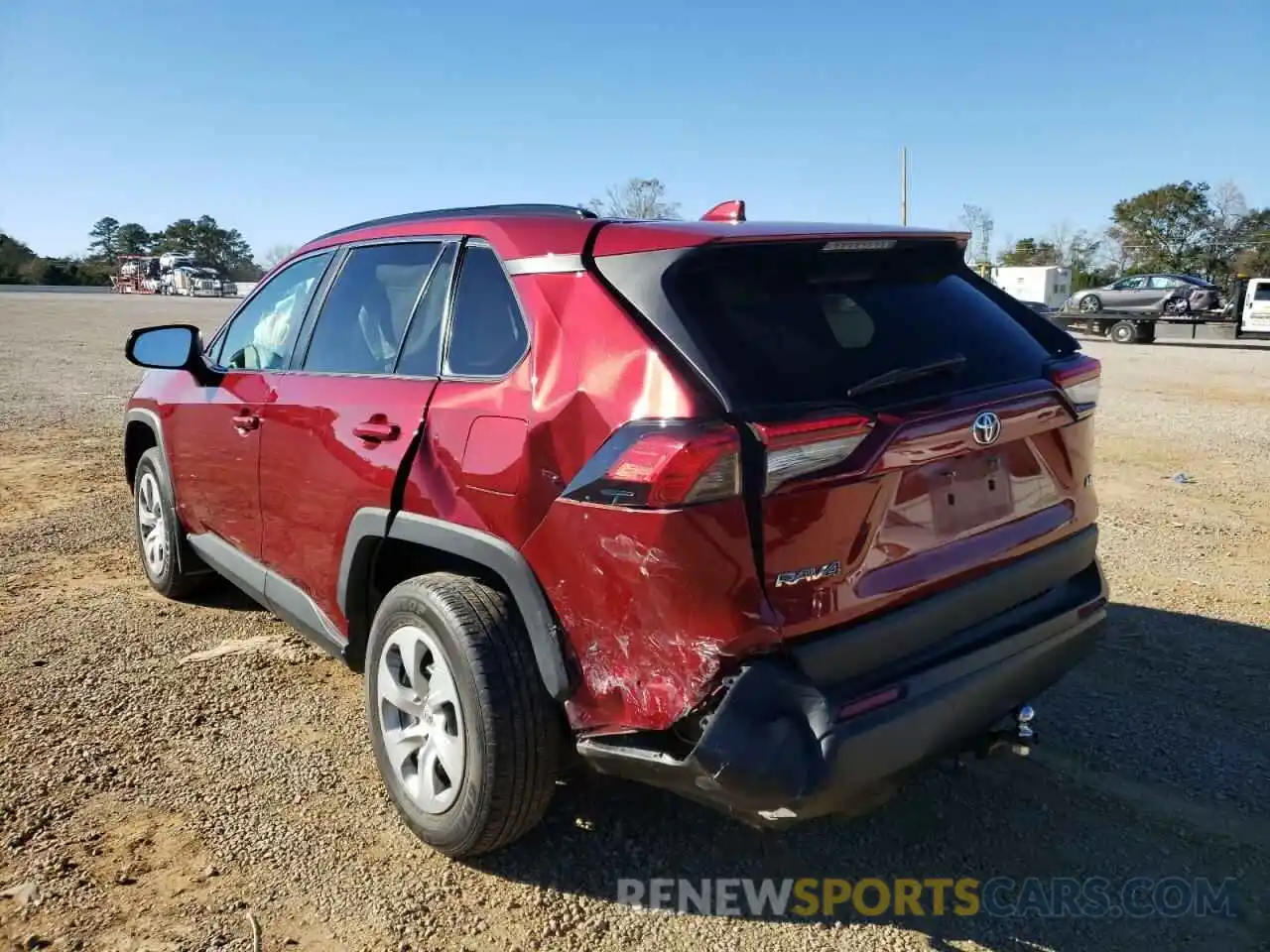 3 Photograph of a damaged car 2T3H1RFV0KW013353 TOYOTA RAV4 2019