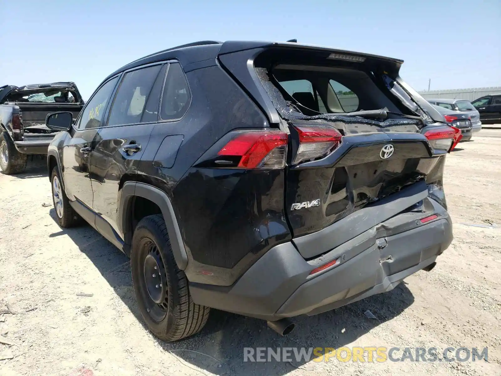 3 Photograph of a damaged car 2T3H1RFV0KW018102 TOYOTA RAV4 2019