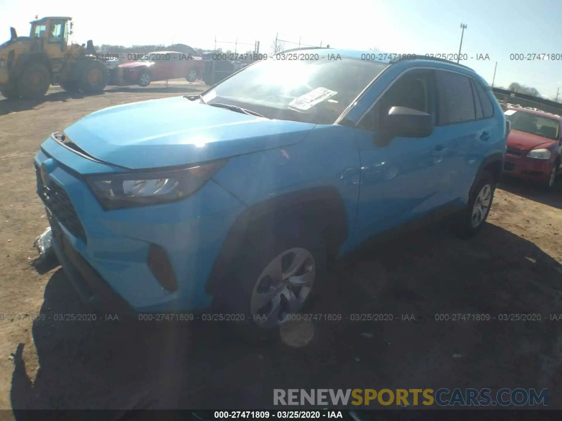 2 Фотография поврежденного автомобиля 2T3H1RFV0KW025891 TOYOTA RAV4 2019