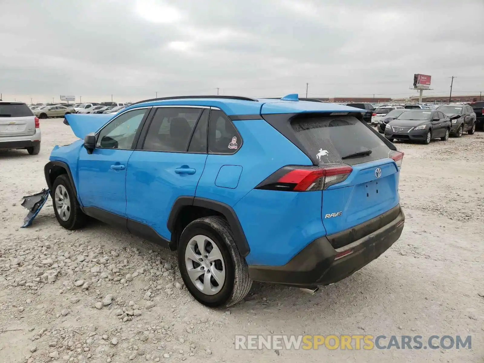 3 Photograph of a damaged car 2T3H1RFV0KW026734 TOYOTA RAV4 2019