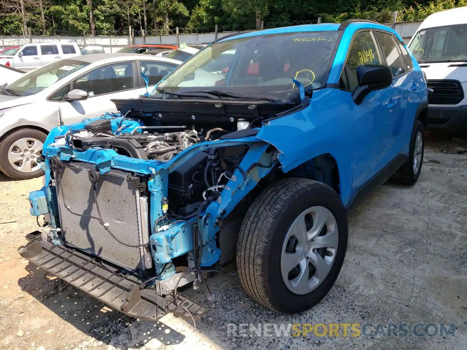 2 Photograph of a damaged car 2T3H1RFV0KW035269 TOYOTA RAV4 2019