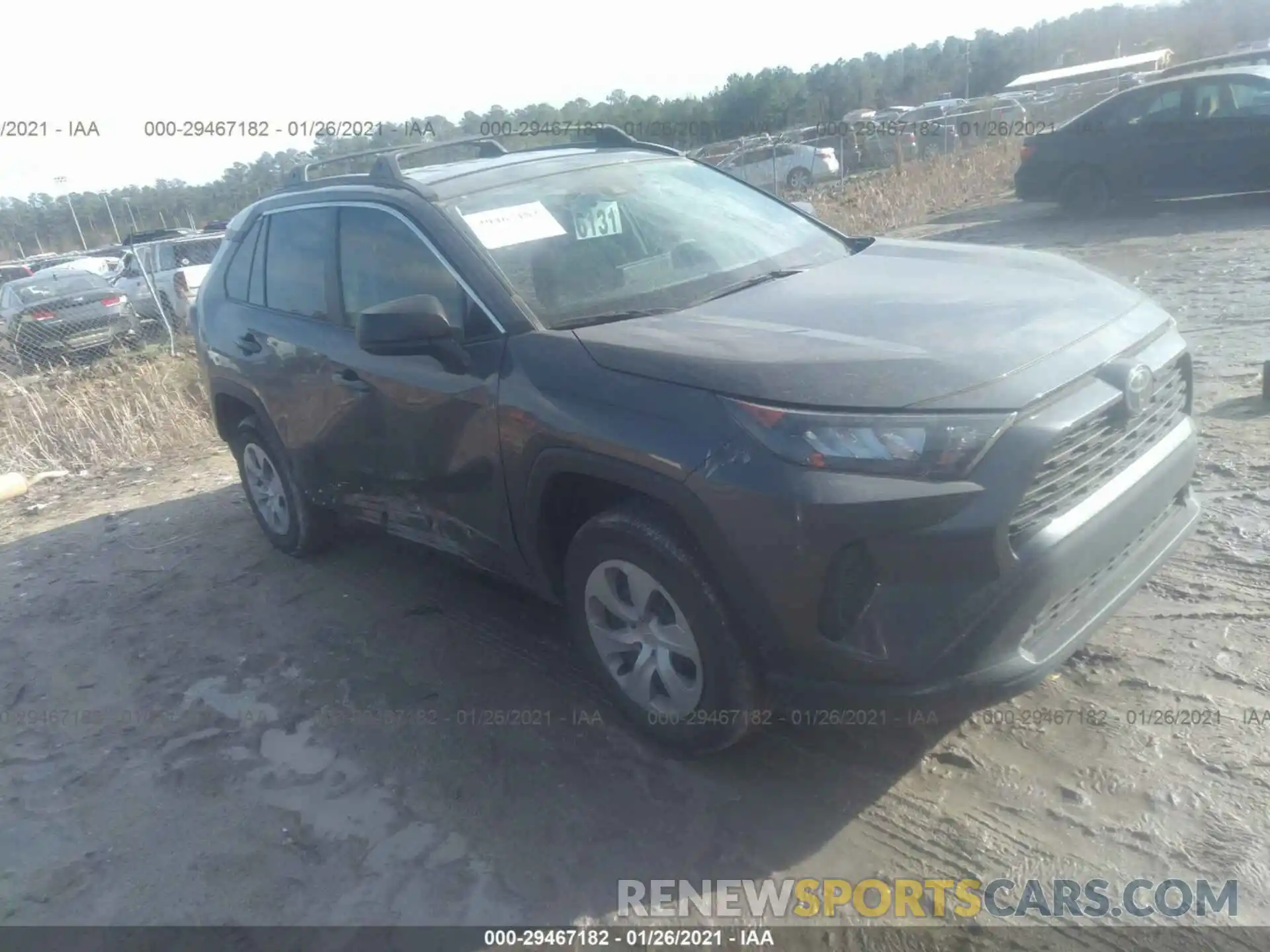 1 Photograph of a damaged car 2T3H1RFV0KW042674 TOYOTA RAV4 2019