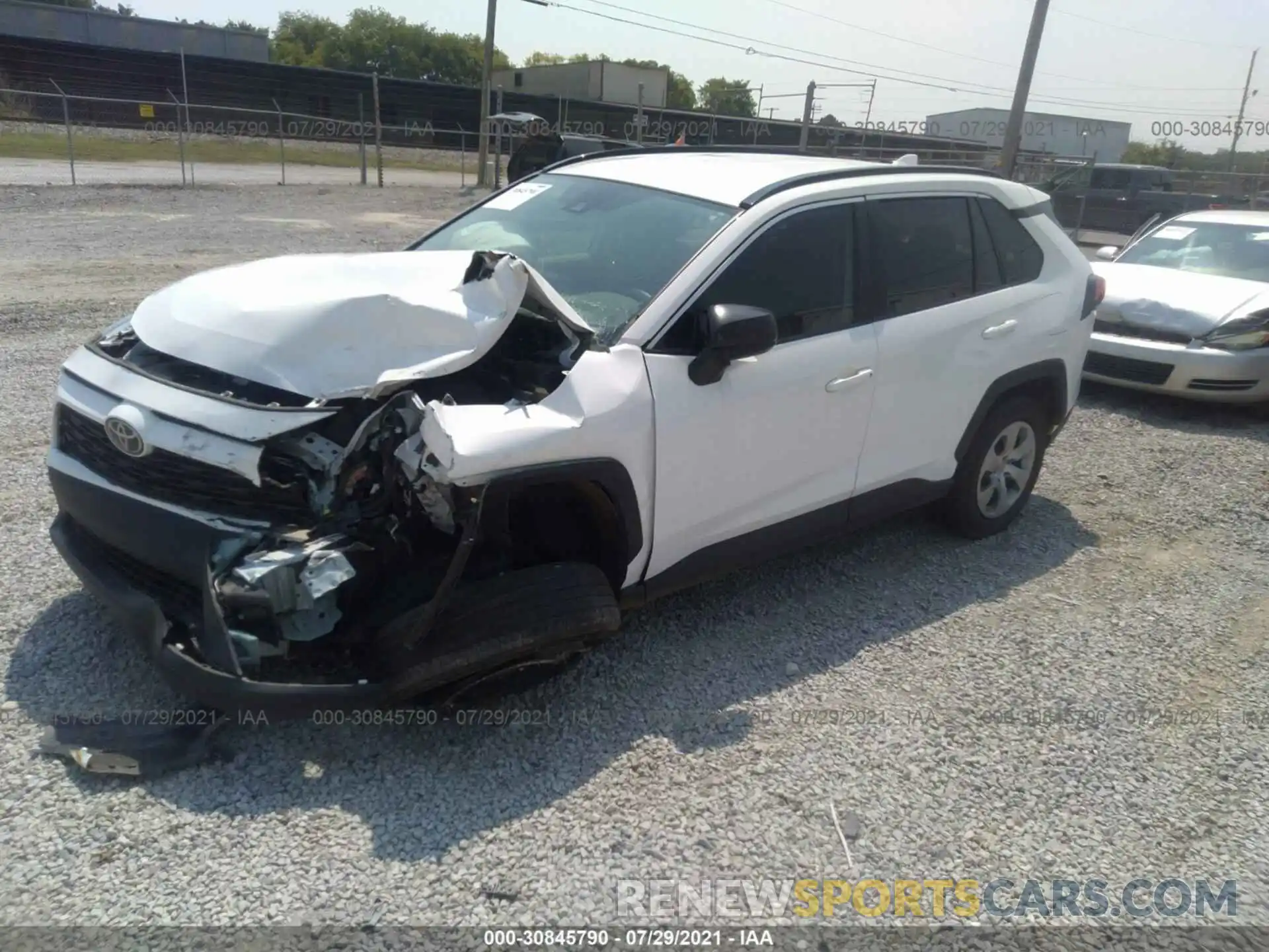 2 Photograph of a damaged car 2T3H1RFV0KW043307 TOYOTA RAV4 2019