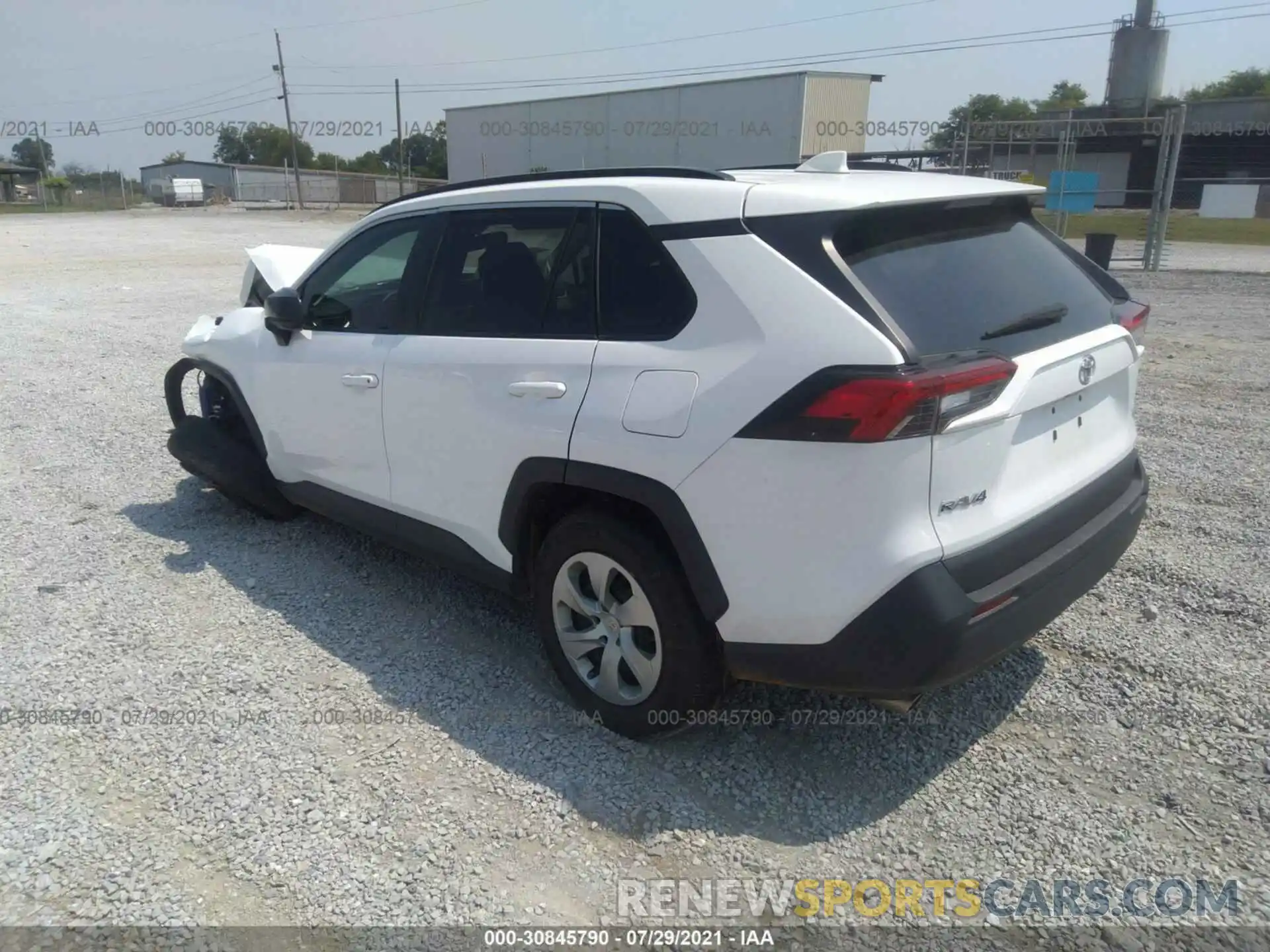 3 Photograph of a damaged car 2T3H1RFV0KW043307 TOYOTA RAV4 2019