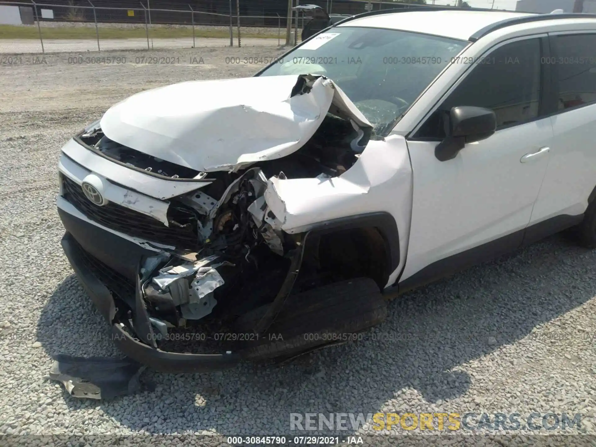 6 Photograph of a damaged car 2T3H1RFV0KW043307 TOYOTA RAV4 2019