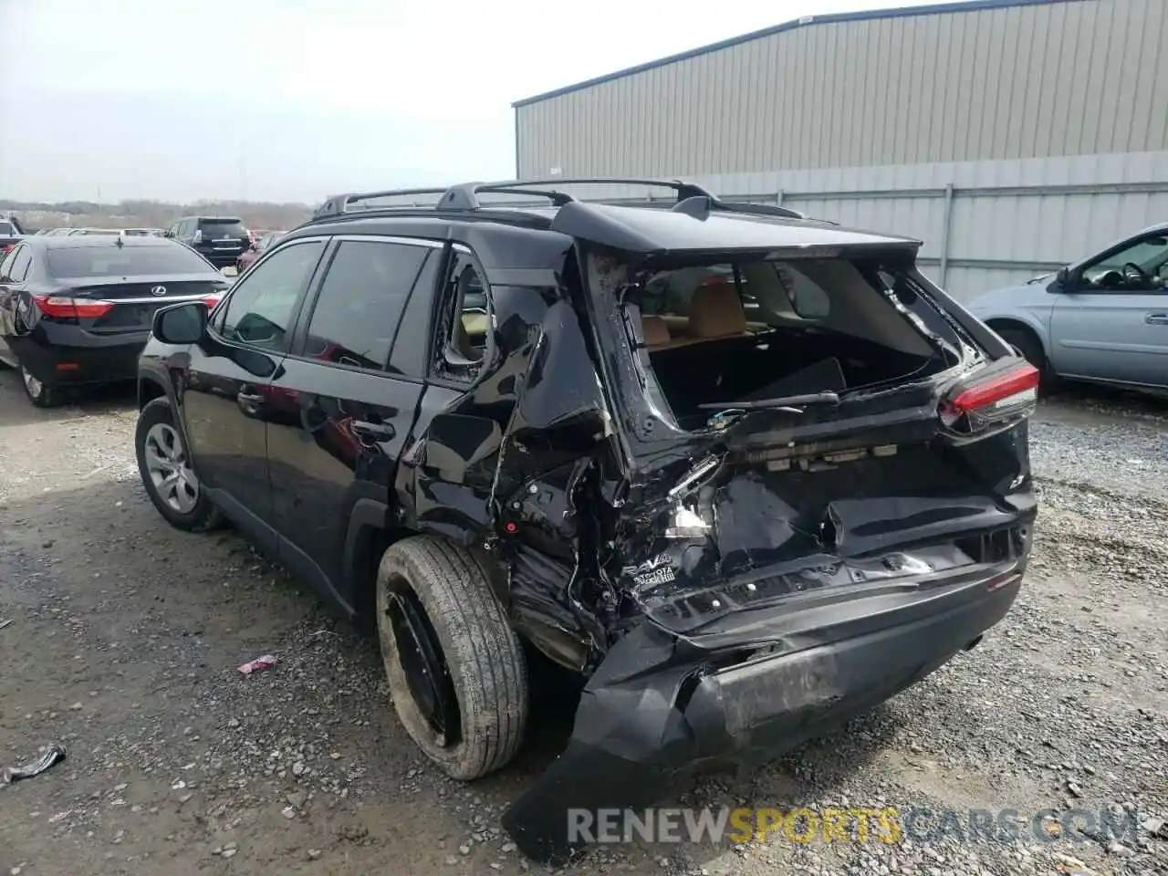 3 Photograph of a damaged car 2T3H1RFV0KW054887 TOYOTA RAV4 2019