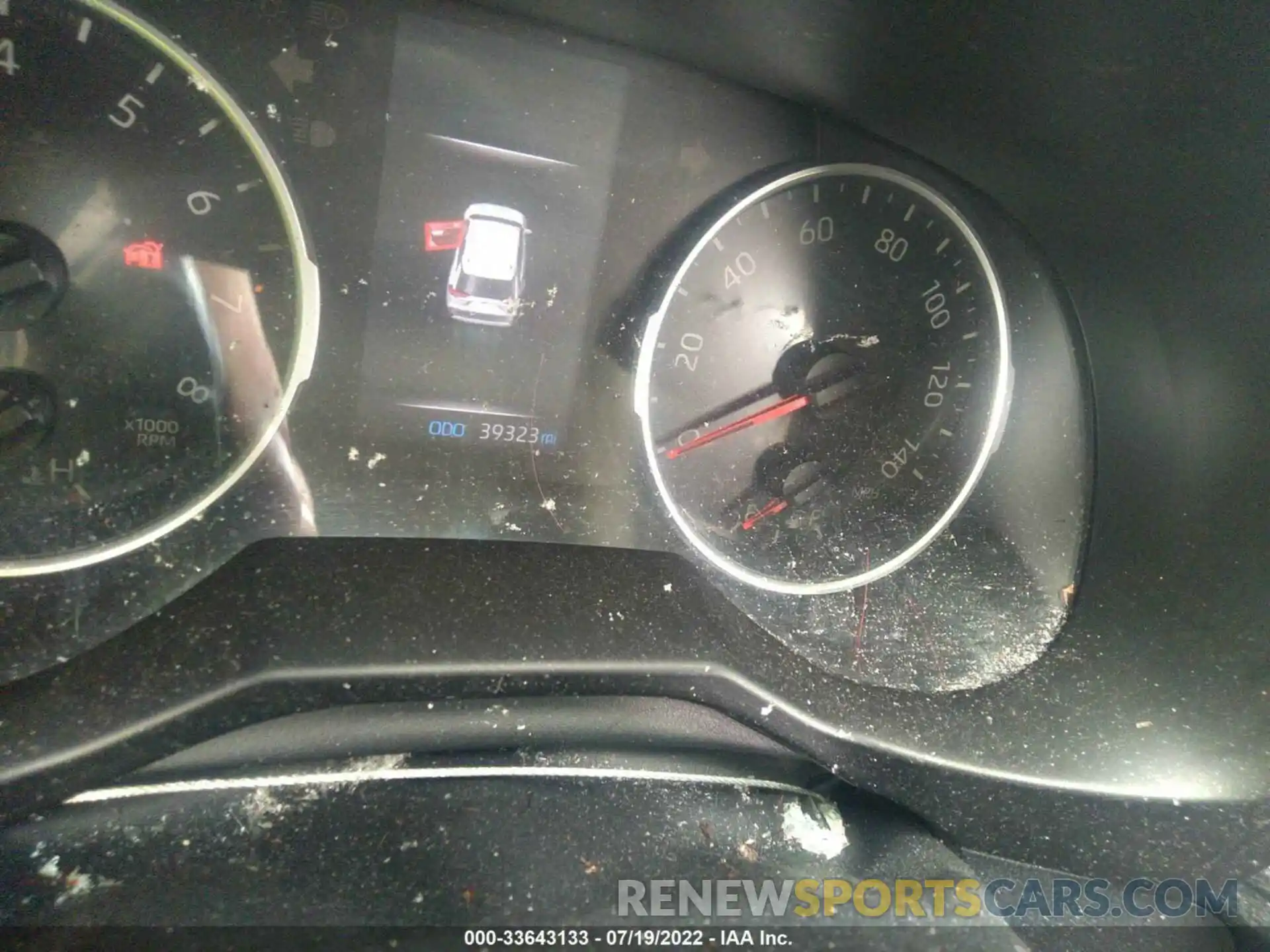 7 Photograph of a damaged car 2T3H1RFV0KW056672 TOYOTA RAV4 2019