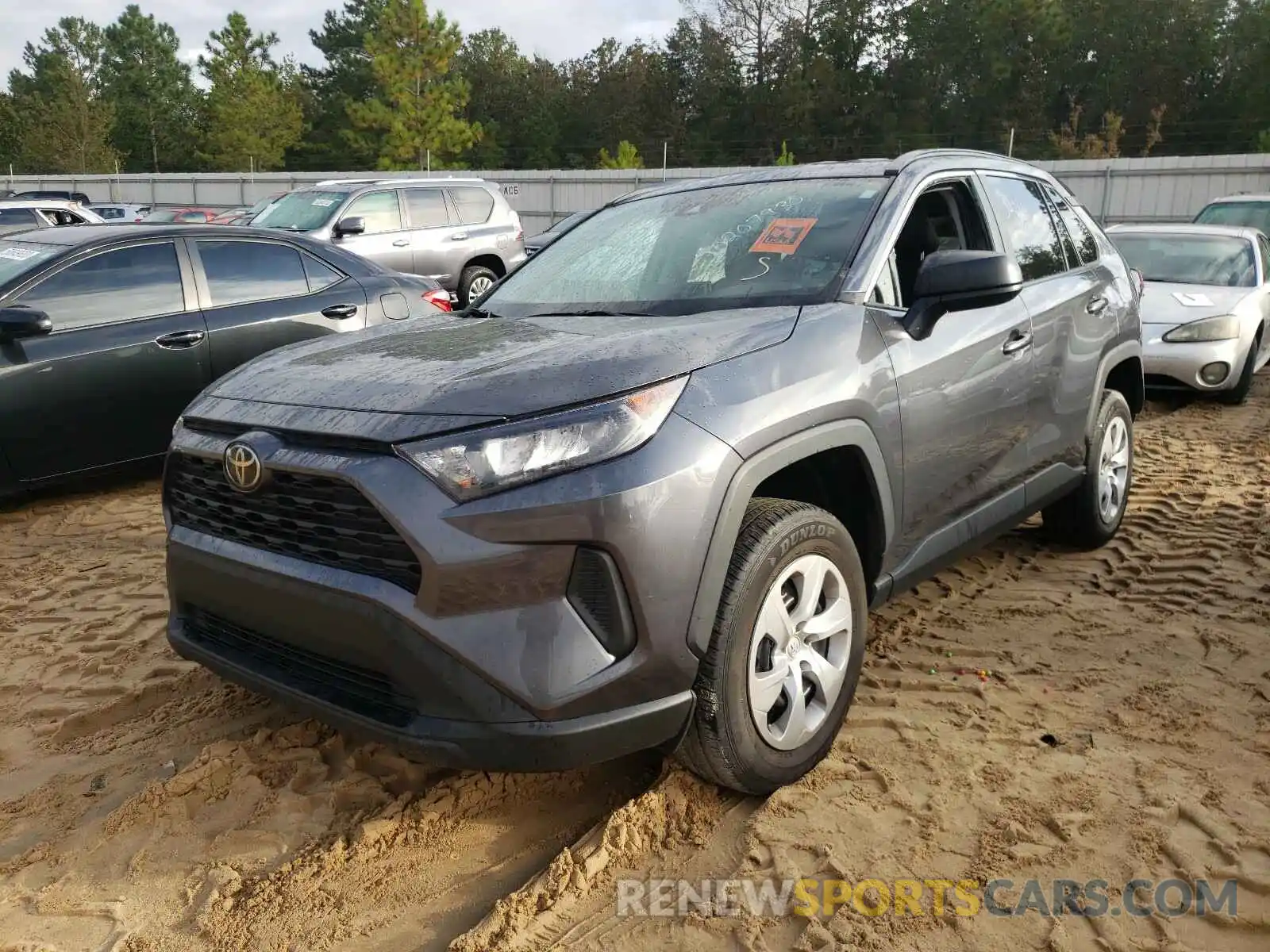 2 Photograph of a damaged car 2T3H1RFV1KC001696 TOYOTA RAV4 2019