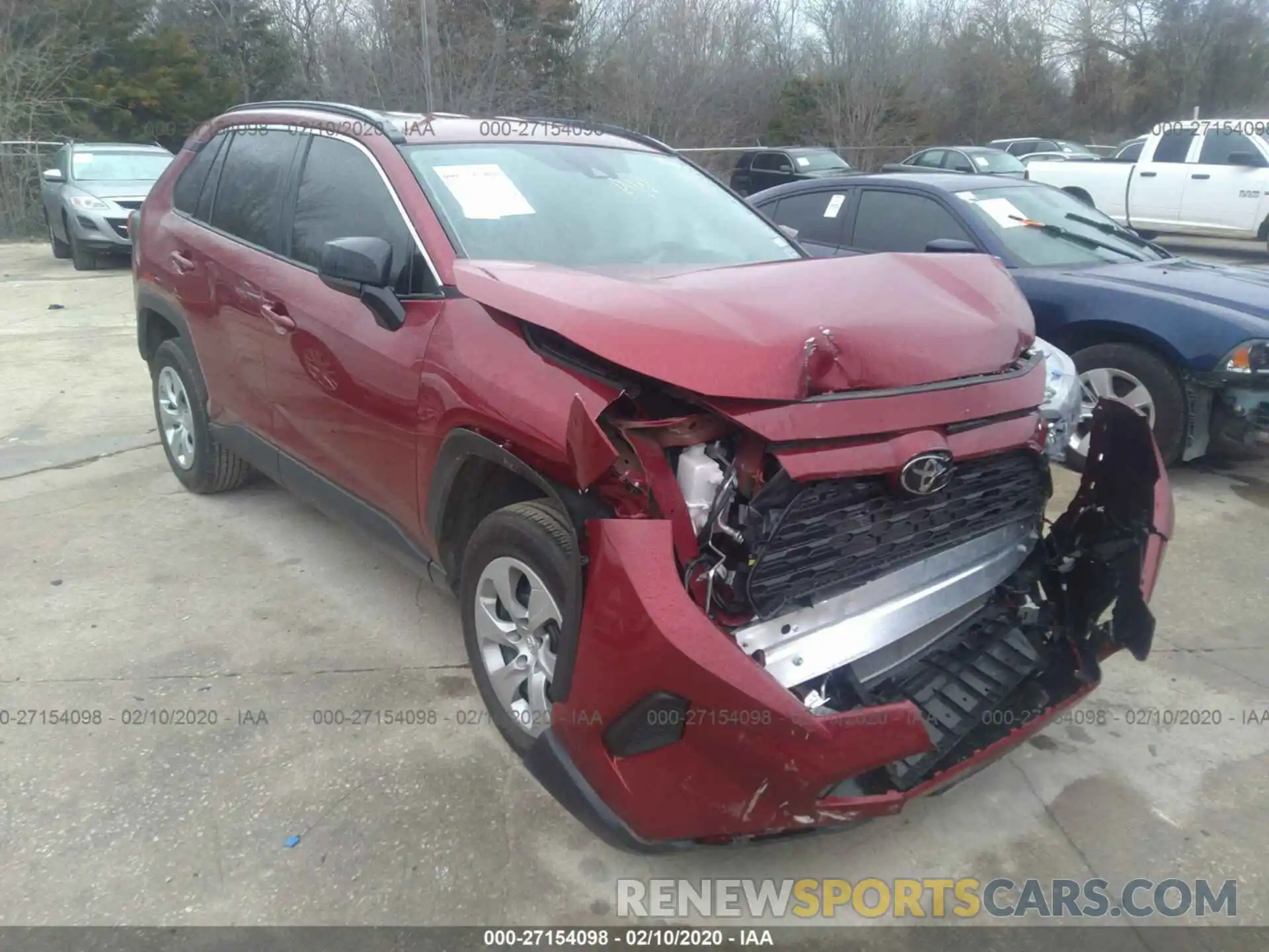 1 Photograph of a damaged car 2T3H1RFV1KC002573 TOYOTA RAV4 2019