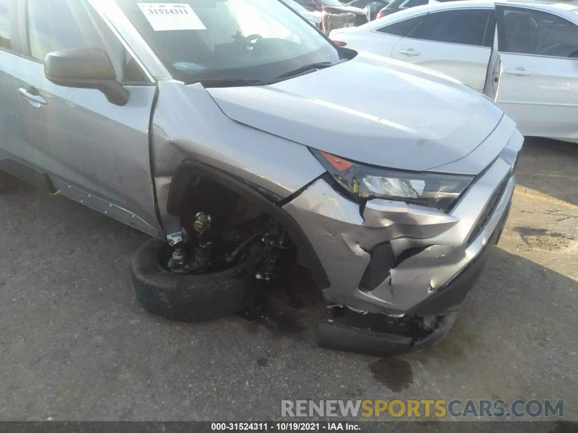 6 Photograph of a damaged car 2T3H1RFV1KC003416 TOYOTA RAV4 2019