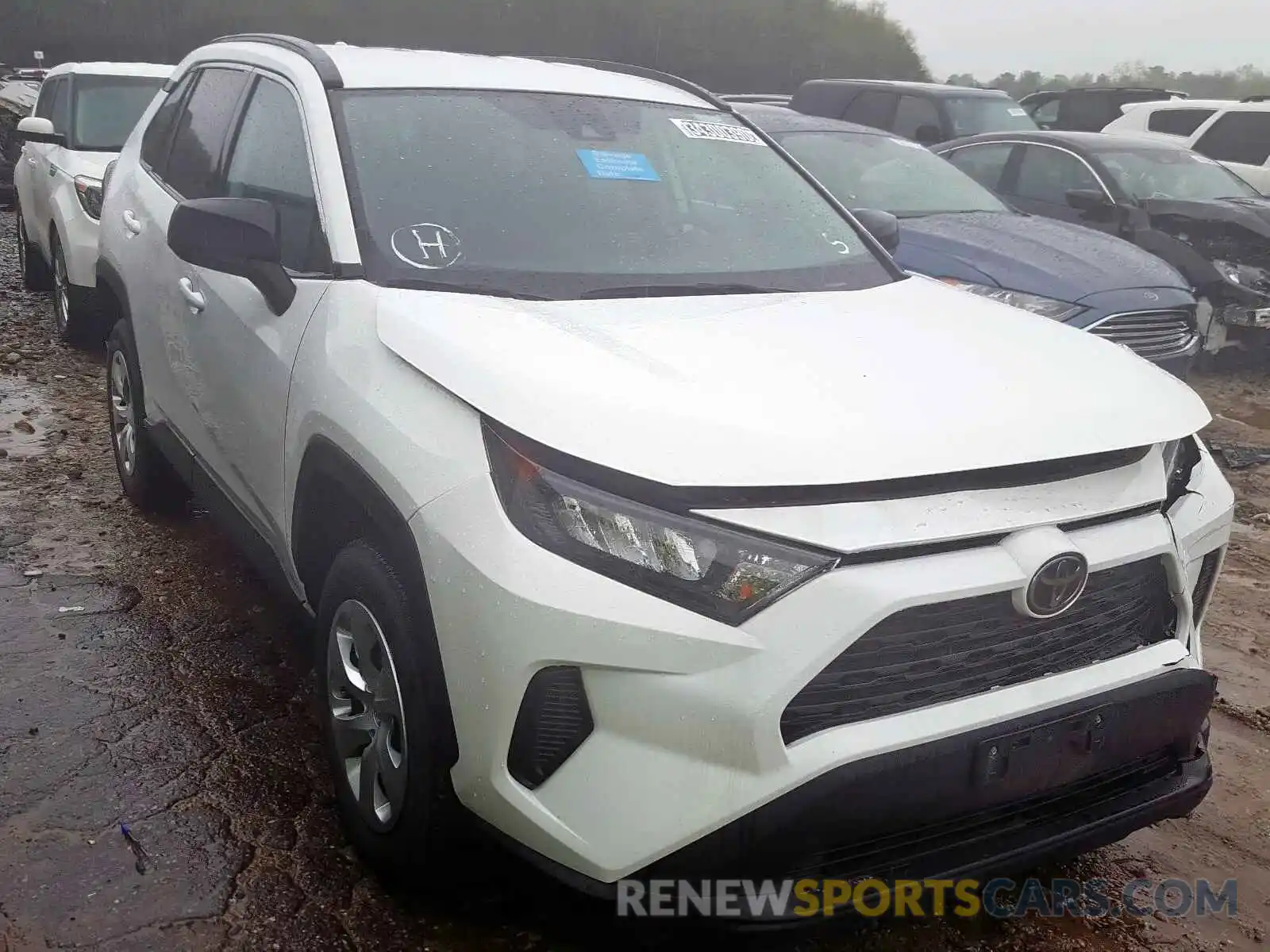 1 Фотография поврежденного автомобиля 2T3H1RFV1KC004100 TOYOTA RAV4 2019