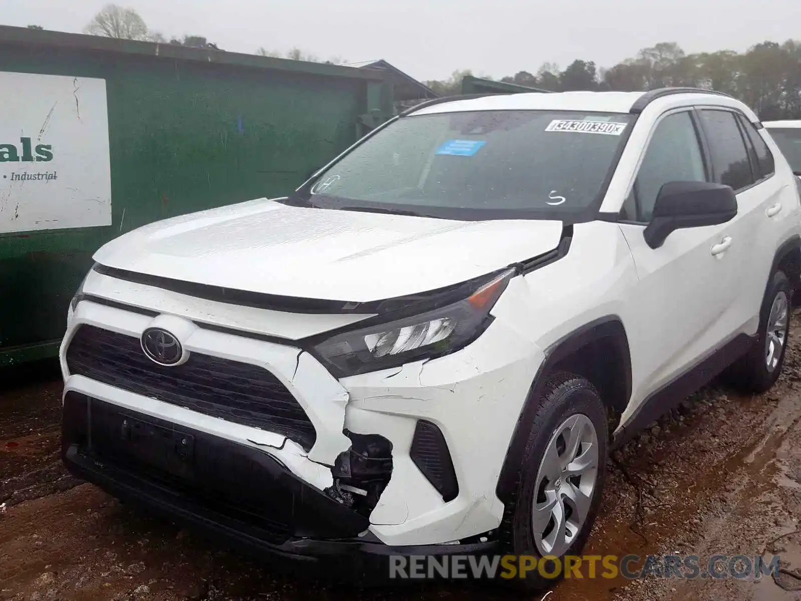 2 Photograph of a damaged car 2T3H1RFV1KC004100 TOYOTA RAV4 2019