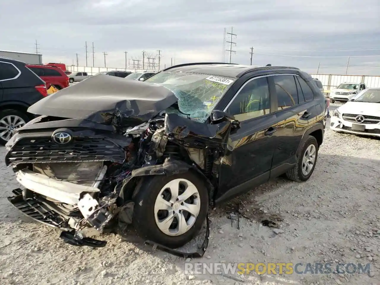 2 Photograph of a damaged car 2T3H1RFV1KC006459 TOYOTA RAV4 2019