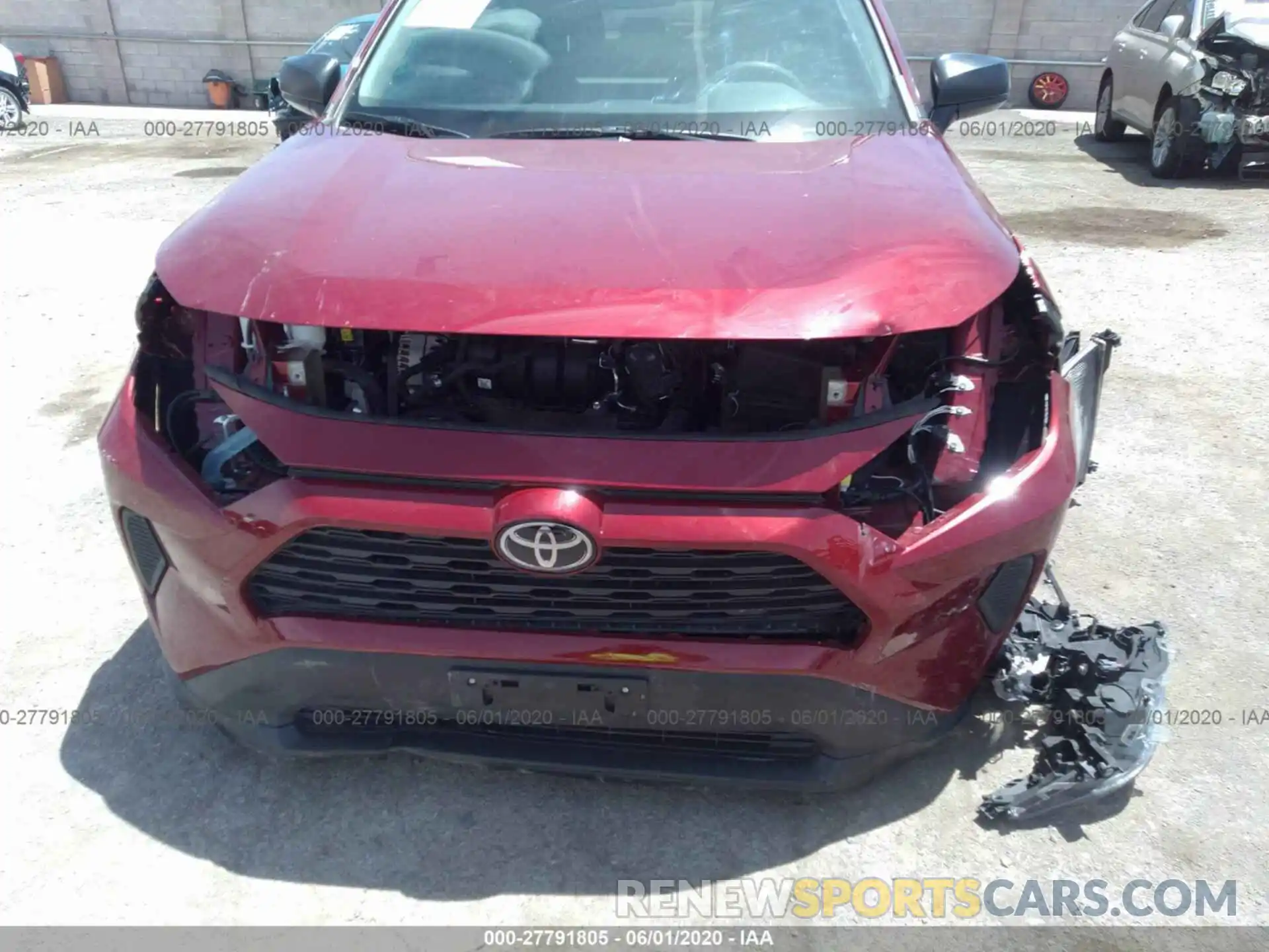 6 Photograph of a damaged car 2T3H1RFV1KC012648 TOYOTA RAV4 2019