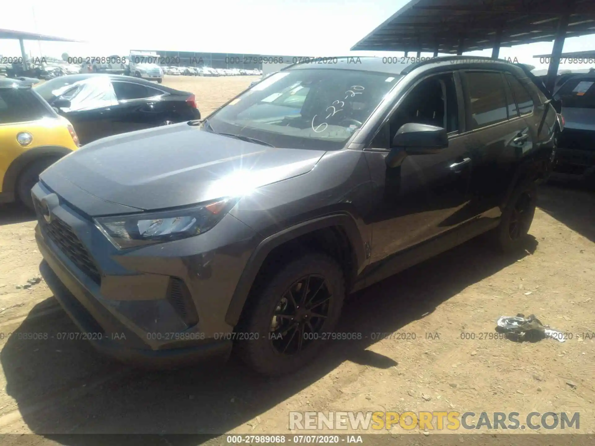 2 Photograph of a damaged car 2T3H1RFV1KC012696 TOYOTA RAV4 2019