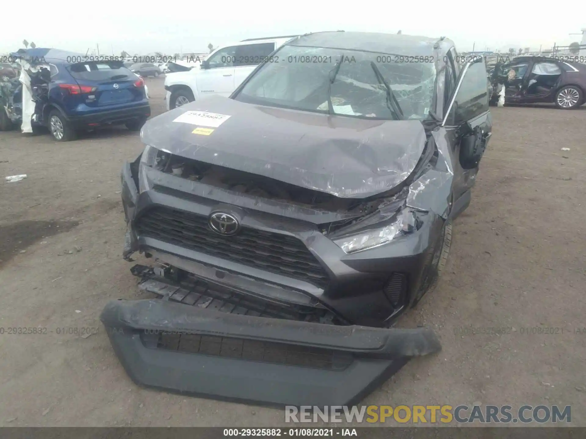 6 Photograph of a damaged car 2T3H1RFV1KC012990 TOYOTA RAV4 2019