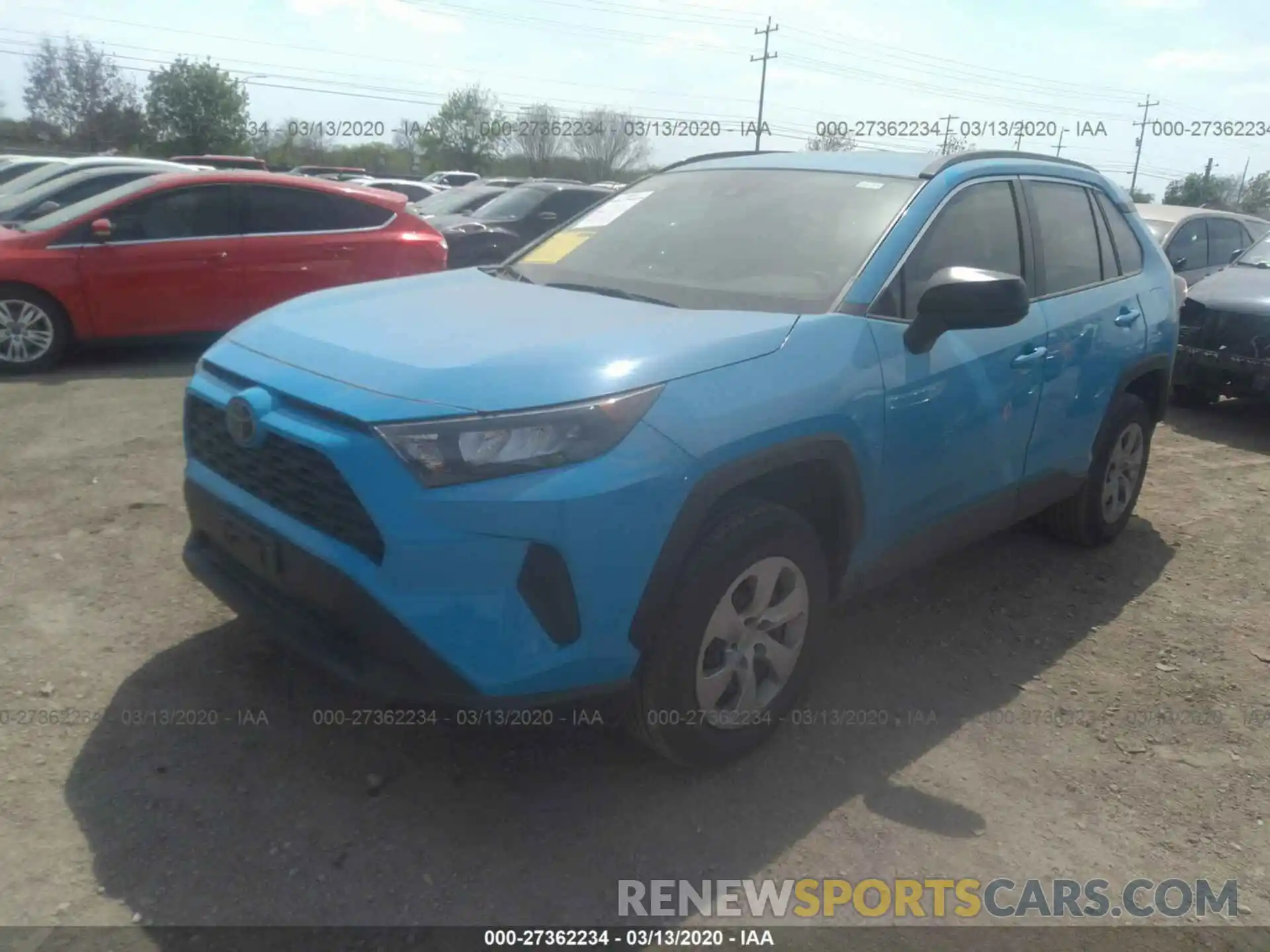 2 Photograph of a damaged car 2T3H1RFV1KC020913 TOYOTA RAV4 2019