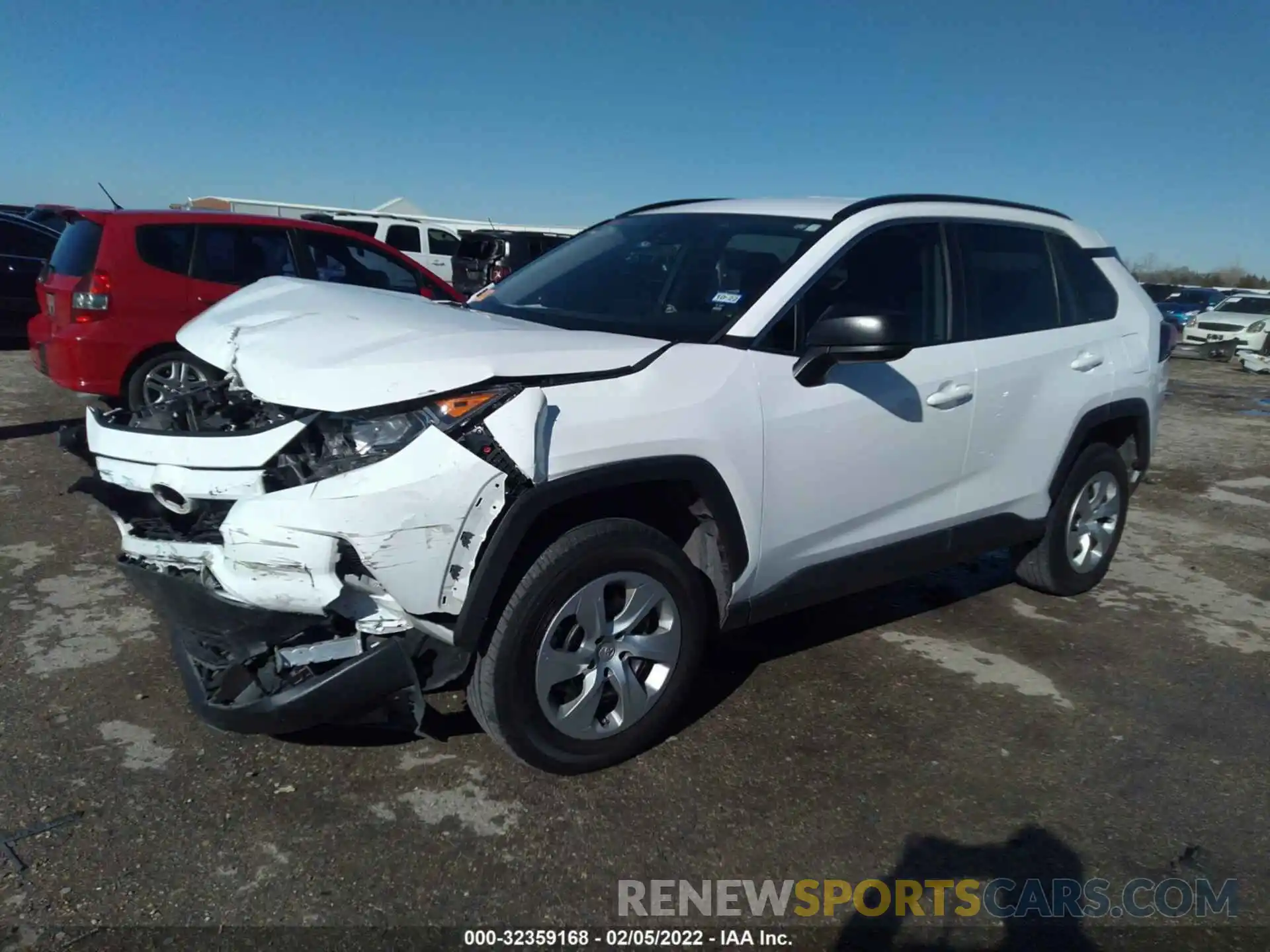 2 Photograph of a damaged car 2T3H1RFV1KC025996 TOYOTA RAV4 2019