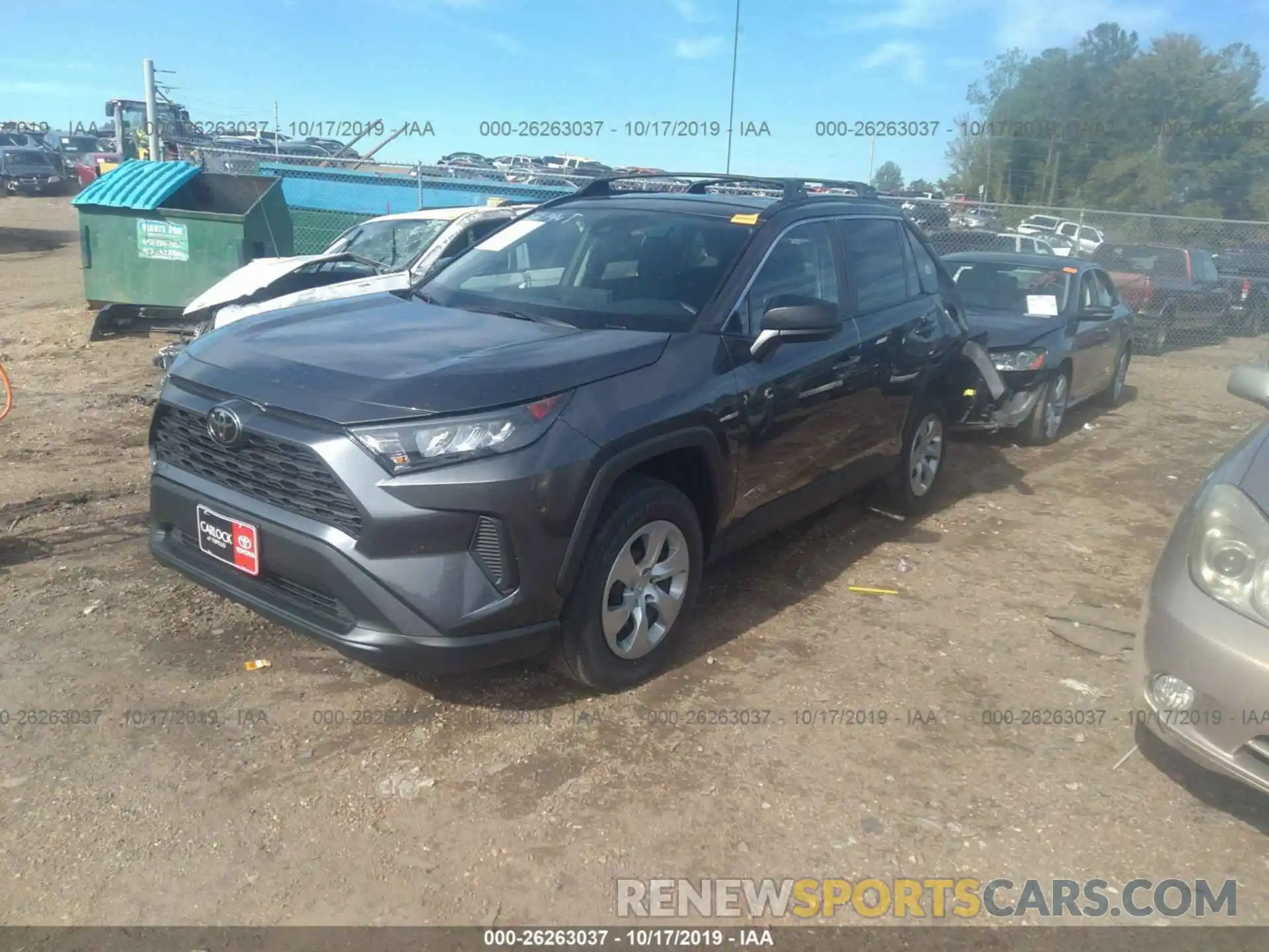 2 Photograph of a damaged car 2T3H1RFV1KC026887 TOYOTA RAV4 2019