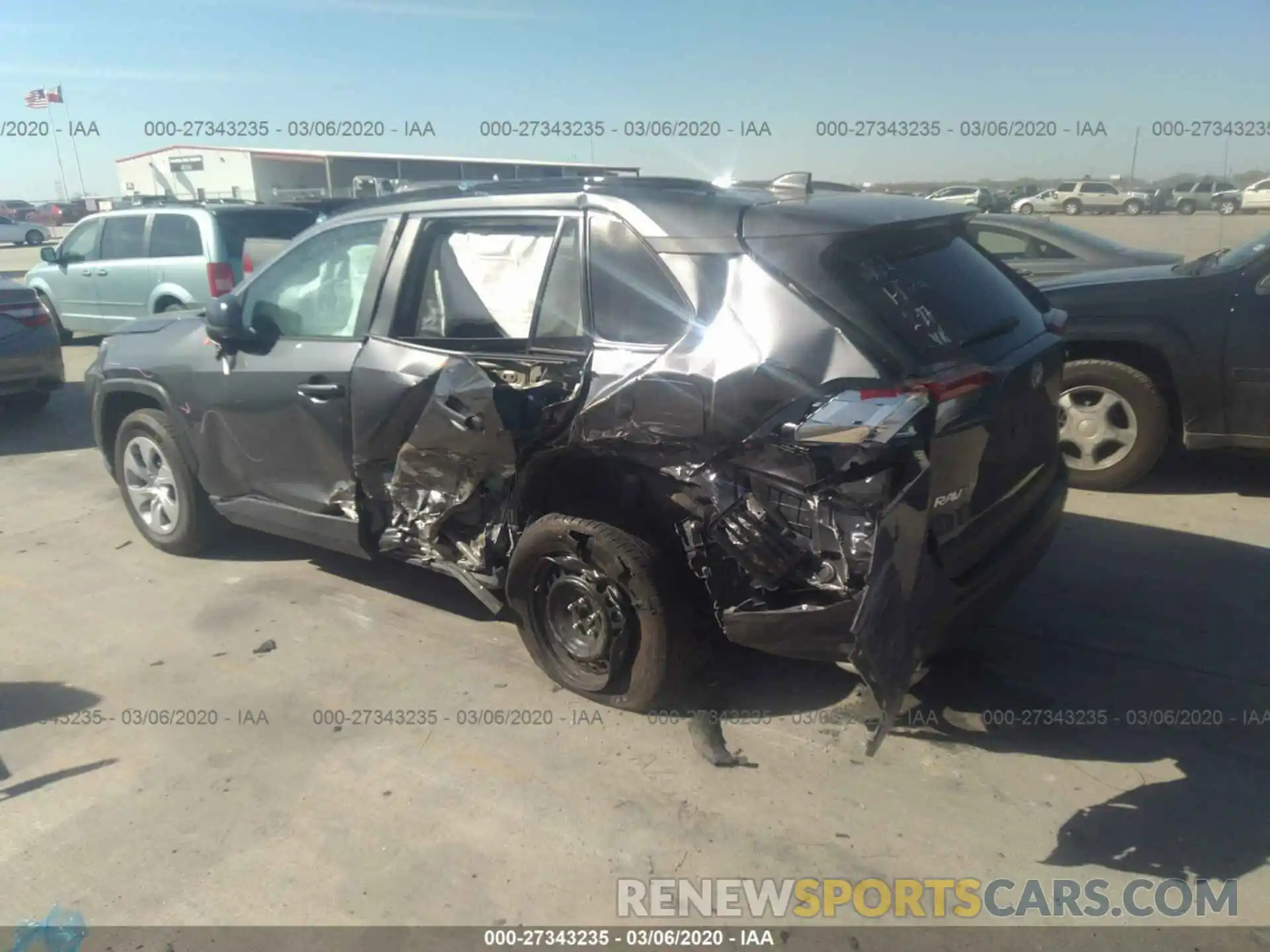 3 Photograph of a damaged car 2T3H1RFV1KC028428 TOYOTA RAV4 2019