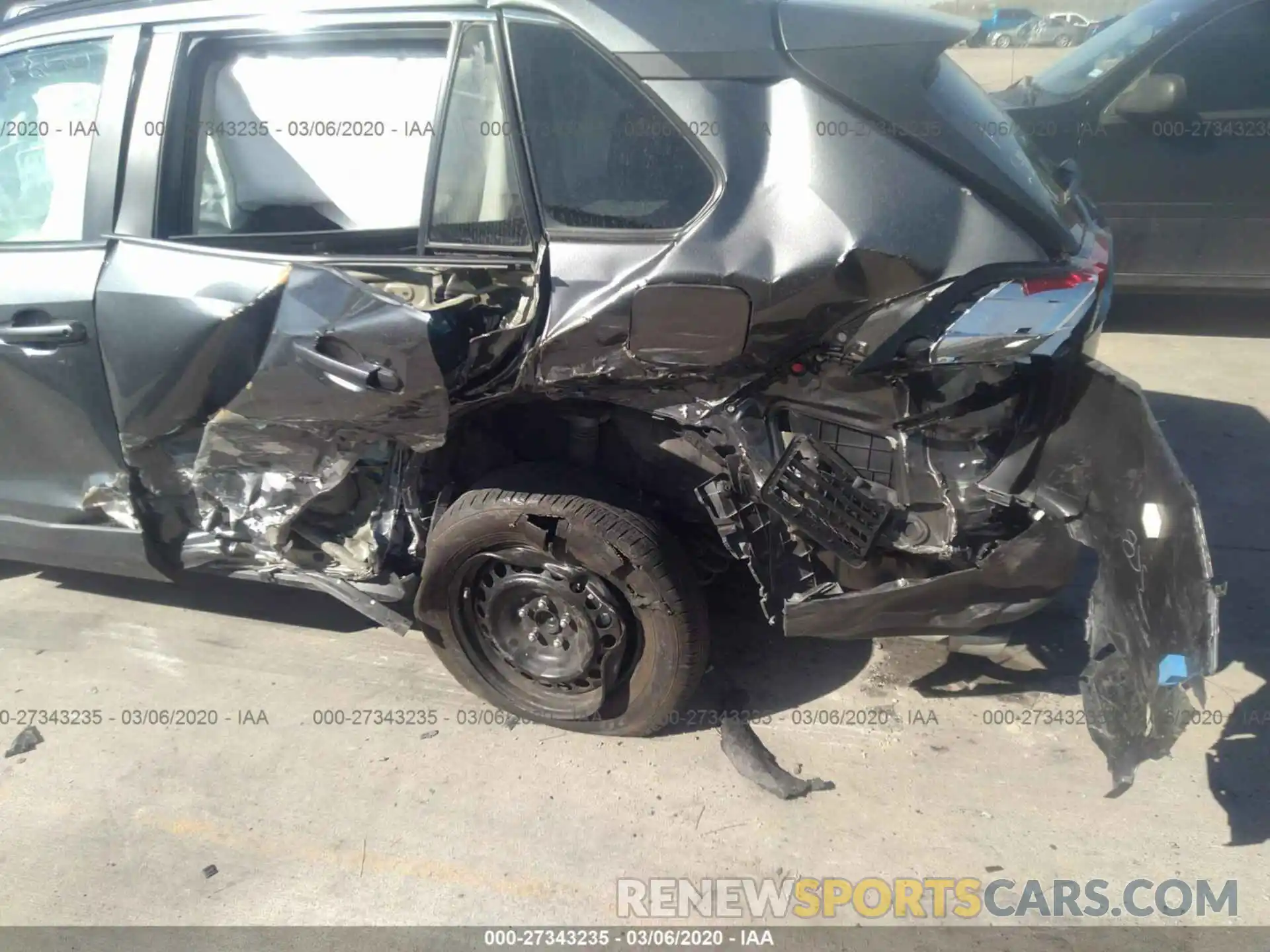 6 Photograph of a damaged car 2T3H1RFV1KC028428 TOYOTA RAV4 2019