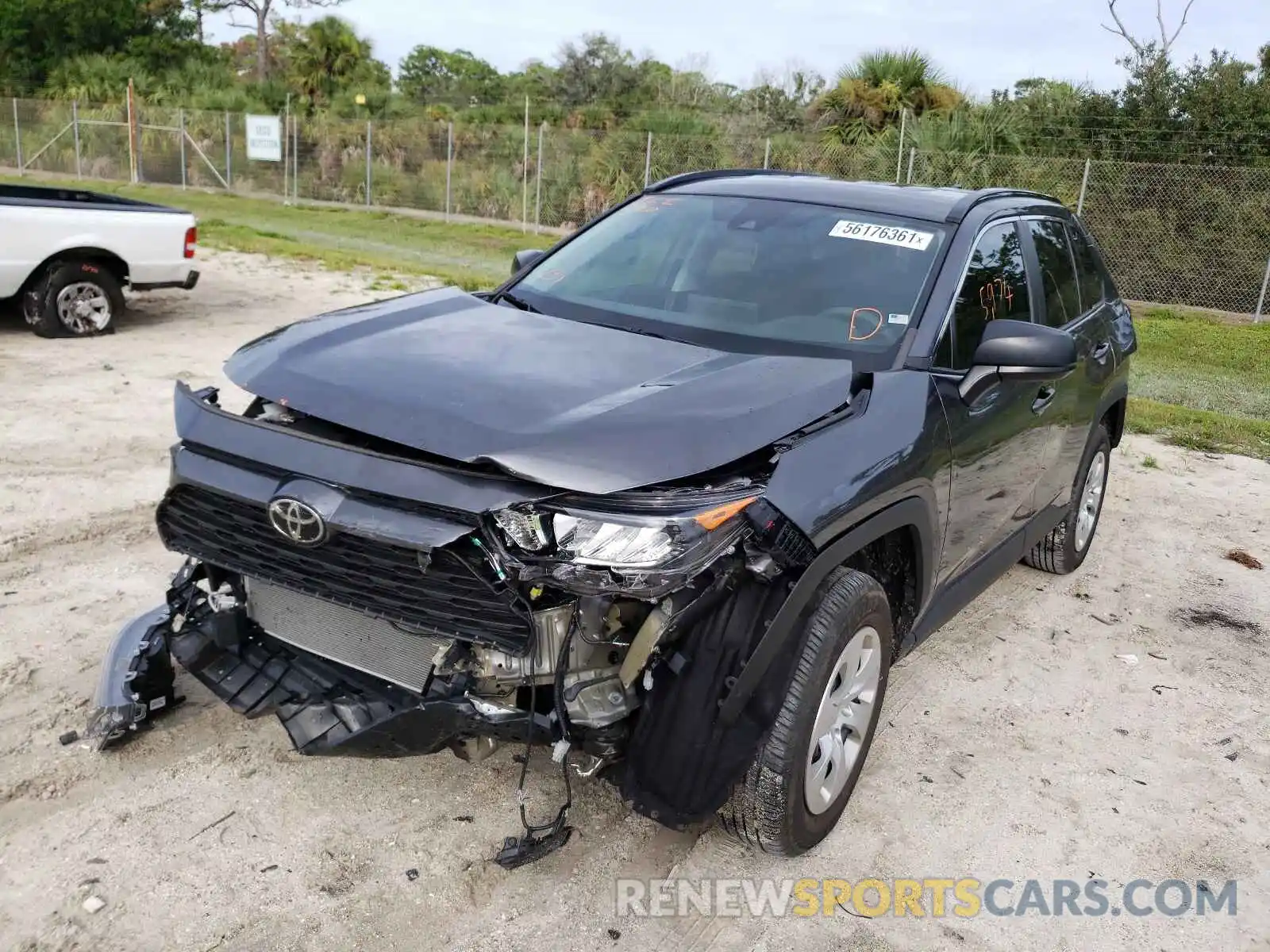 2 Photograph of a damaged car 2T3H1RFV1KC028459 TOYOTA RAV4 2019