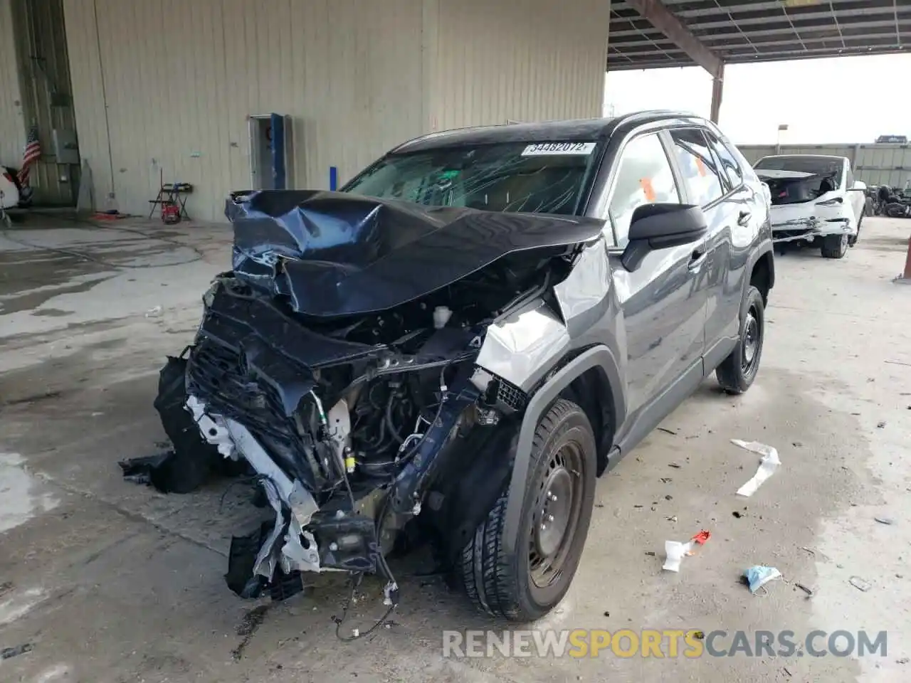 2 Photograph of a damaged car 2T3H1RFV1KC029336 TOYOTA RAV4 2019