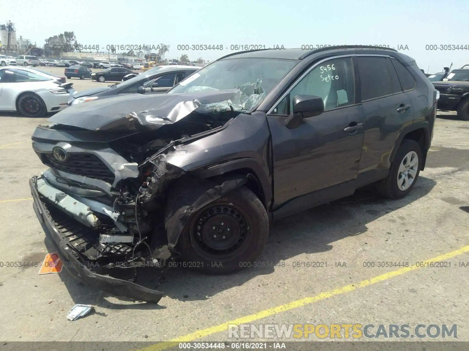 2 Photograph of a damaged car 2T3H1RFV1KC030650 TOYOTA RAV4 2019