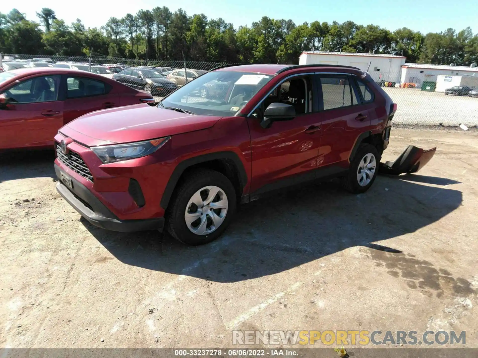 2 Photograph of a damaged car 2T3H1RFV1KC031636 TOYOTA RAV4 2019