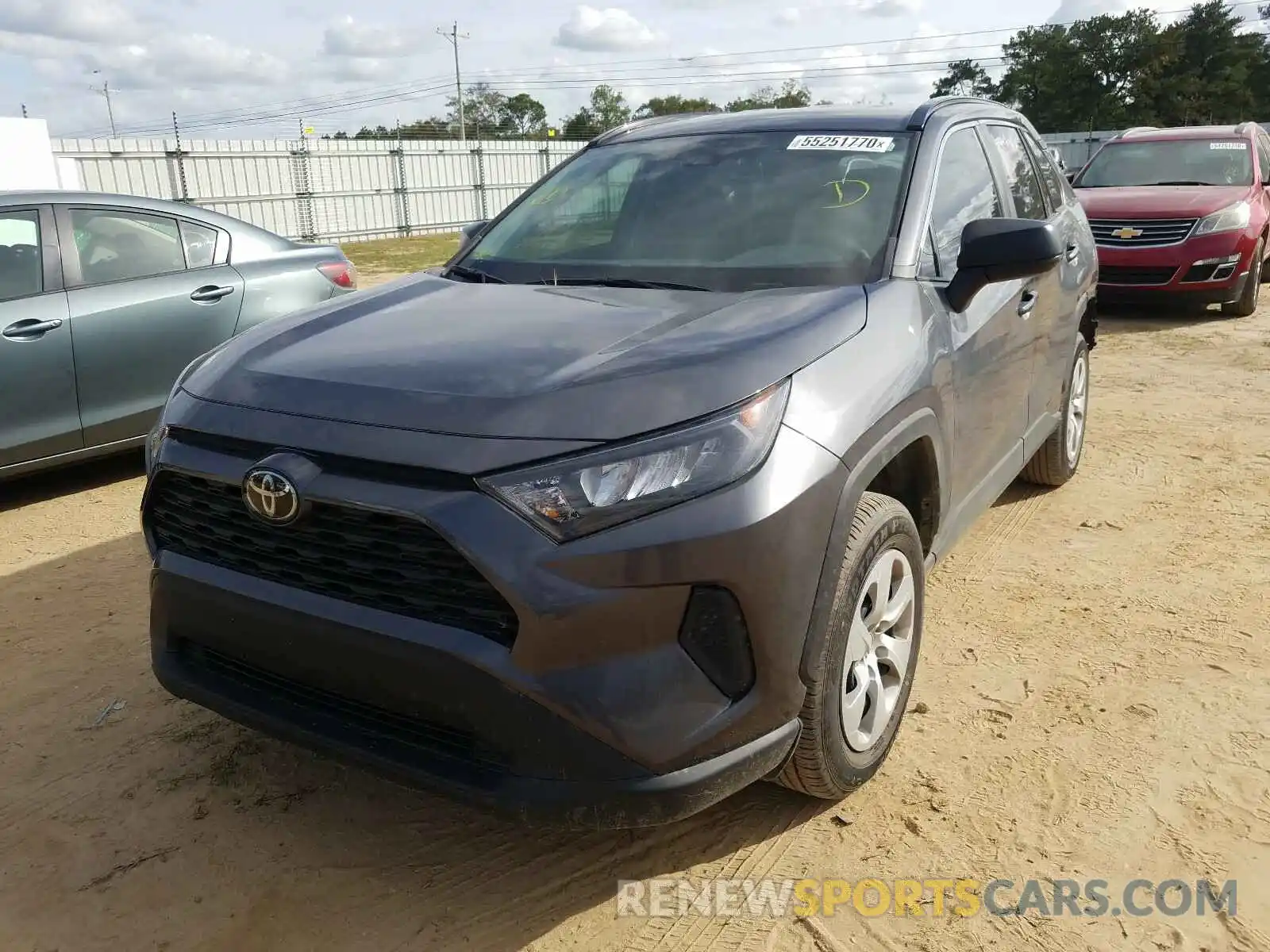 2 Photograph of a damaged car 2T3H1RFV1KC032818 TOYOTA RAV4 2019