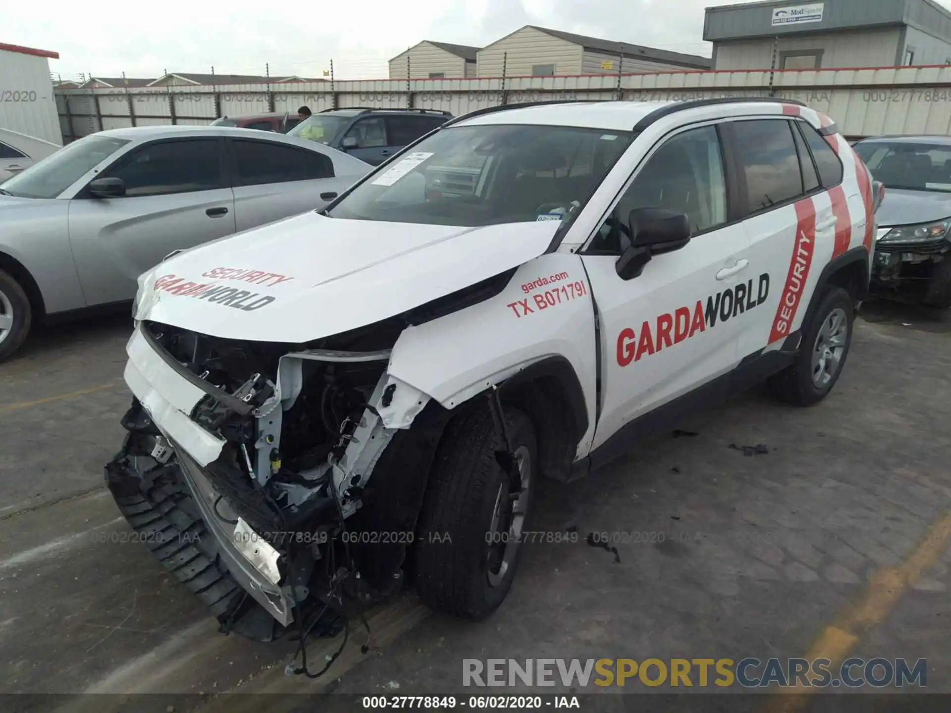 2 Photograph of a damaged car 2T3H1RFV1KW005049 TOYOTA RAV4 2019