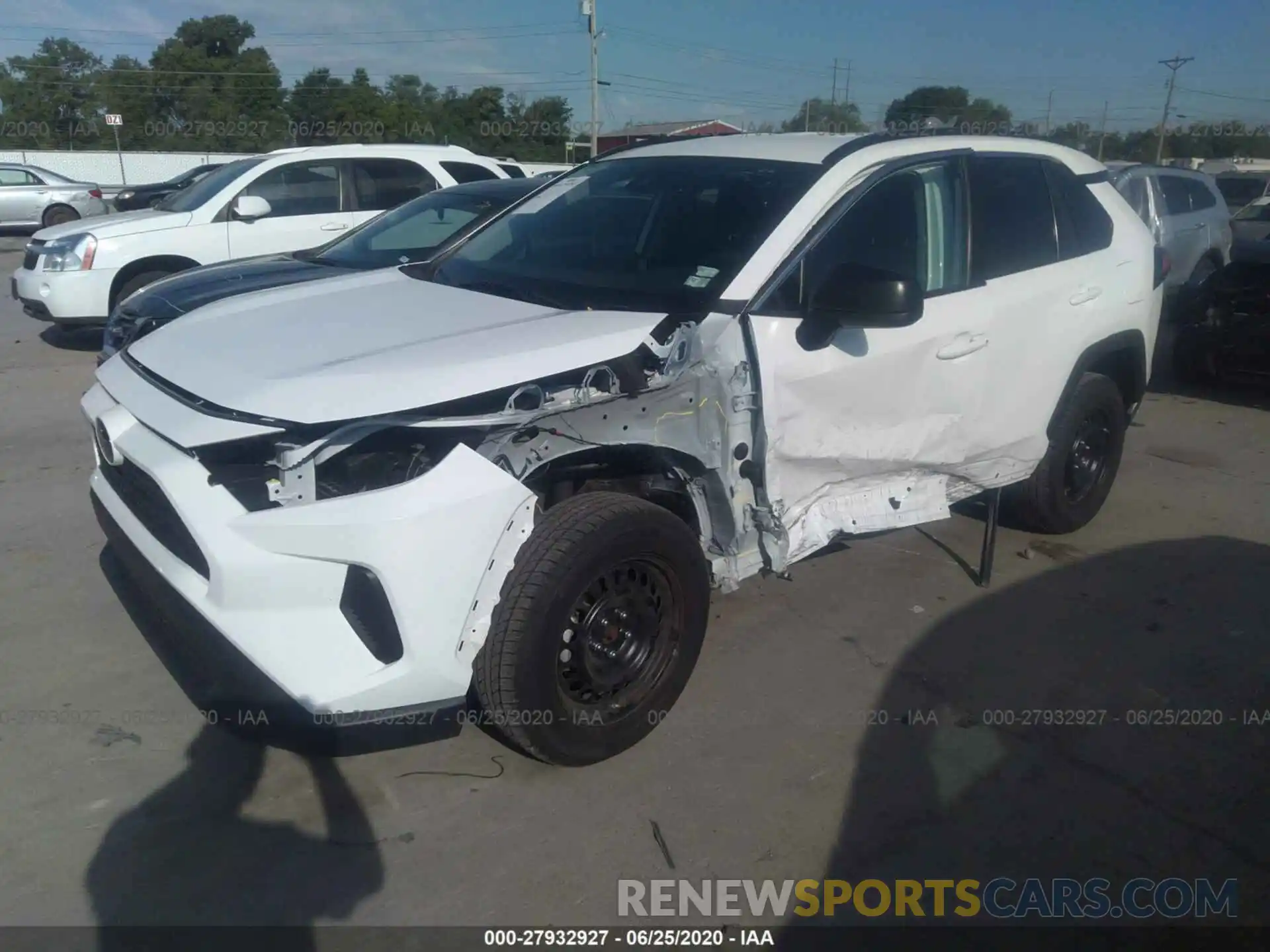 2 Фотография поврежденного автомобиля 2T3H1RFV1KW006038 TOYOTA RAV4 2019