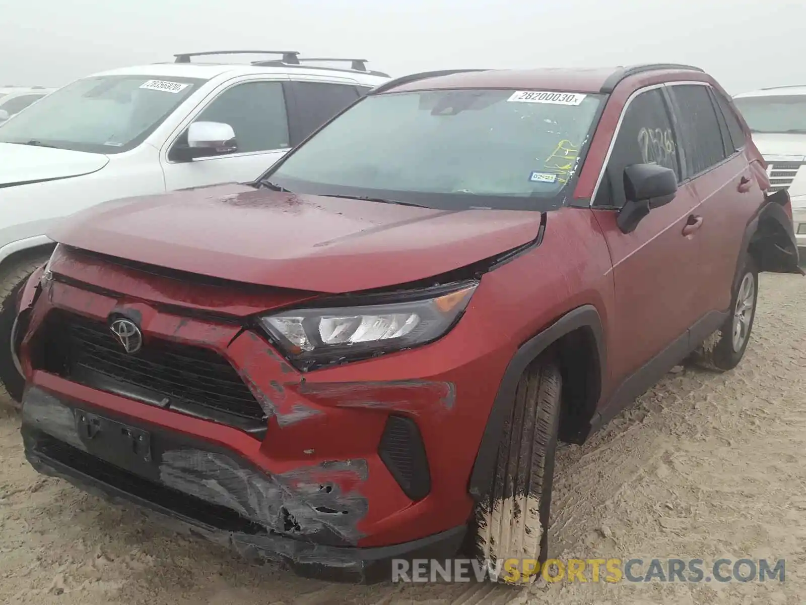 2 Фотография поврежденного автомобиля 2T3H1RFV1KW010168 TOYOTA RAV4 2019