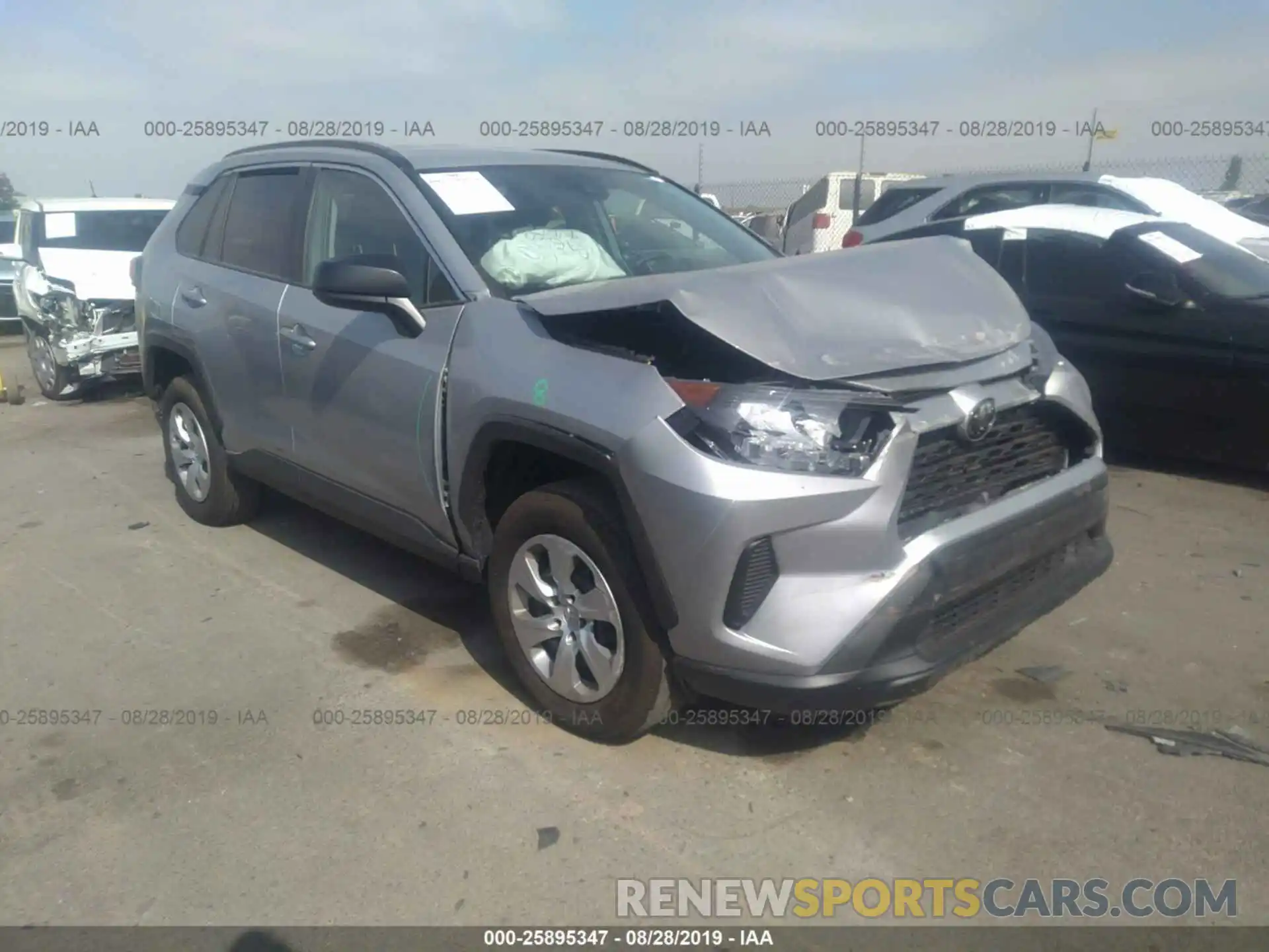 1 Фотография поврежденного автомобиля 2T3H1RFV1KW017234 TOYOTA RAV4 2019