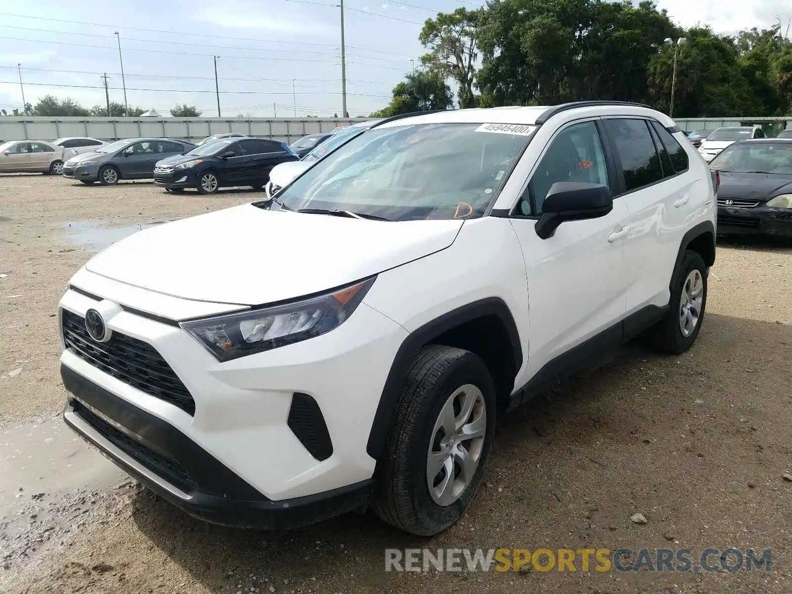 2 Фотография поврежденного автомобиля 2T3H1RFV1KW021042 TOYOTA RAV4 2019