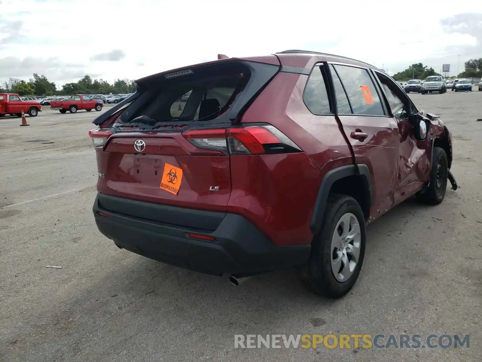 4 Фотография поврежденного автомобиля 2T3H1RFV1KW021123 TOYOTA RAV4 2019