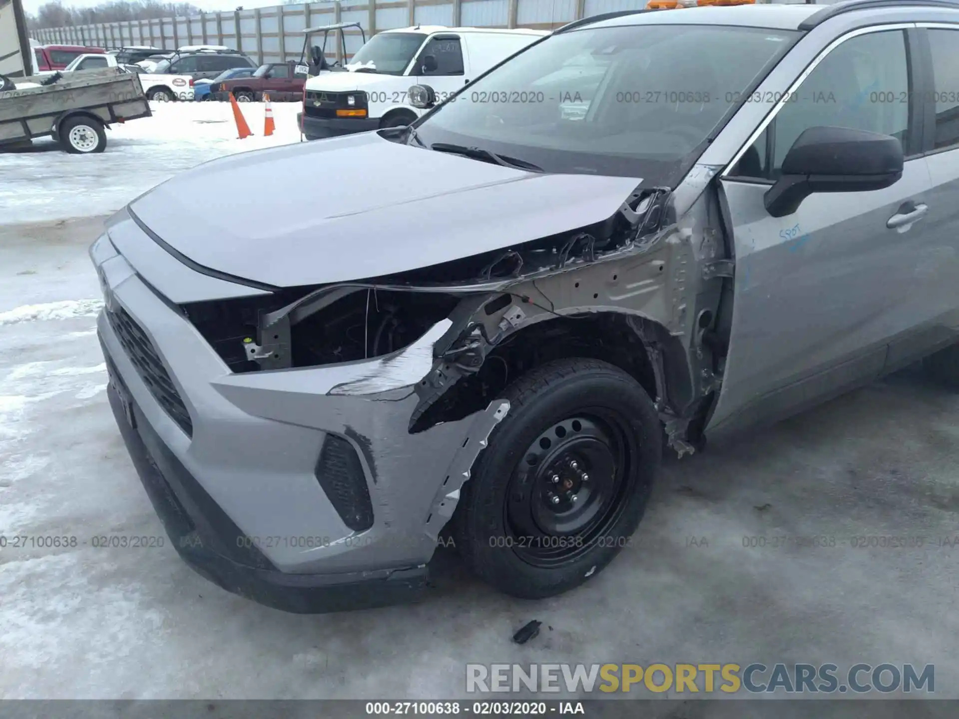 6 Фотография поврежденного автомобиля 2T3H1RFV1KW030288 TOYOTA RAV4 2019