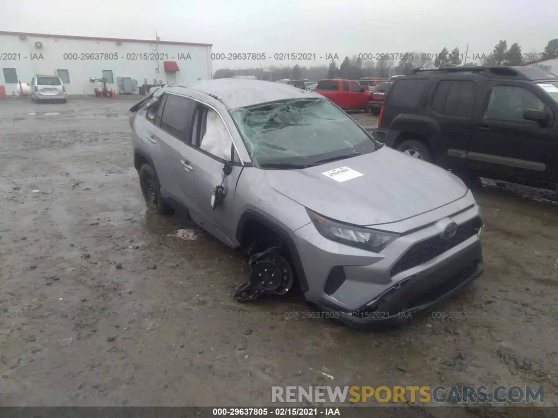 1 Photograph of a damaged car 2T3H1RFV1KW030551 TOYOTA RAV4 2019