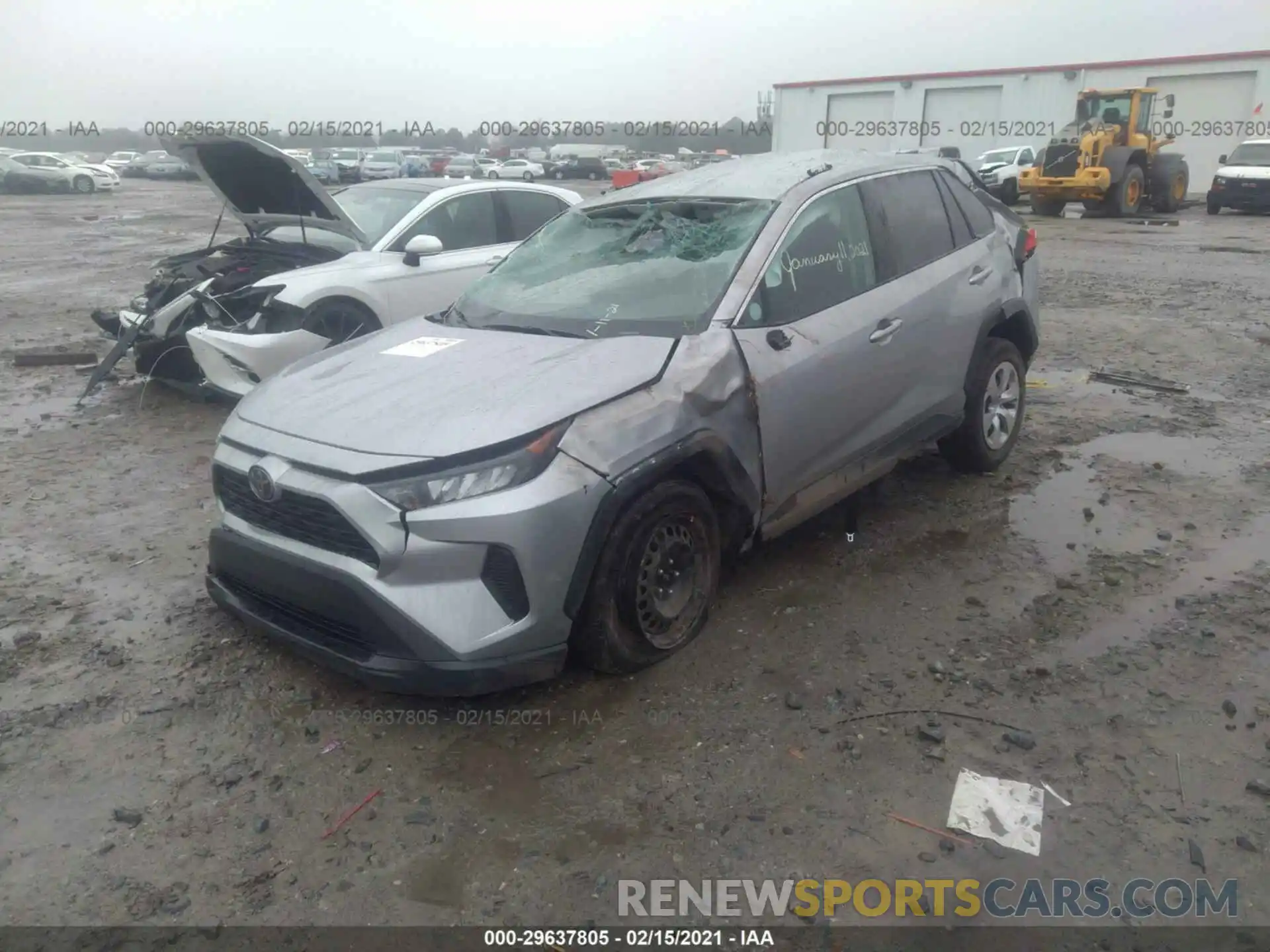 2 Фотография поврежденного автомобиля 2T3H1RFV1KW030551 TOYOTA RAV4 2019