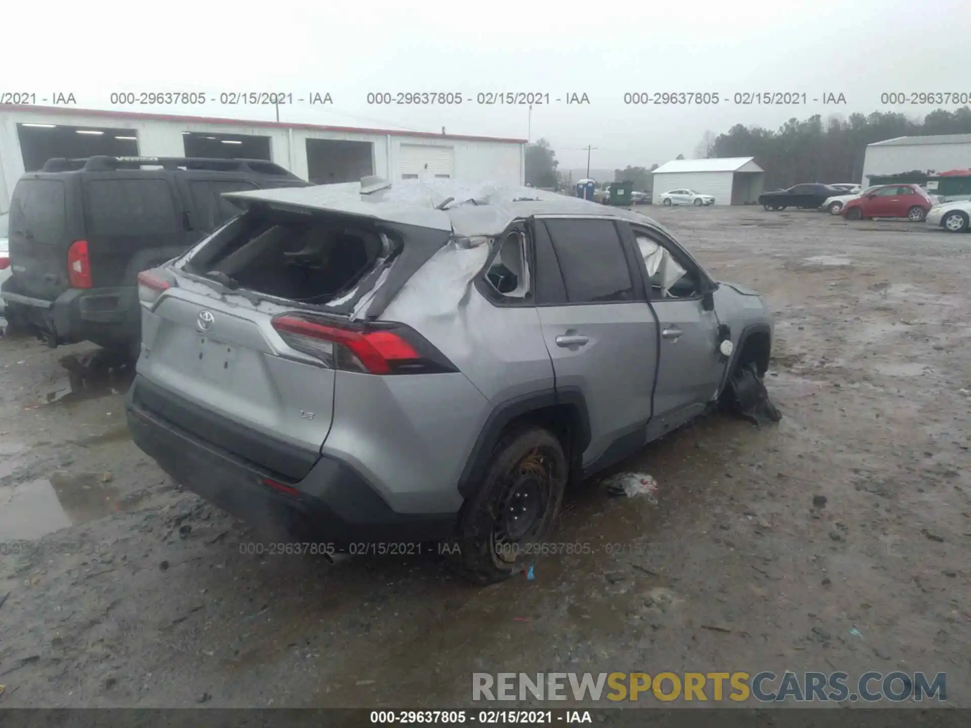 4 Фотография поврежденного автомобиля 2T3H1RFV1KW030551 TOYOTA RAV4 2019