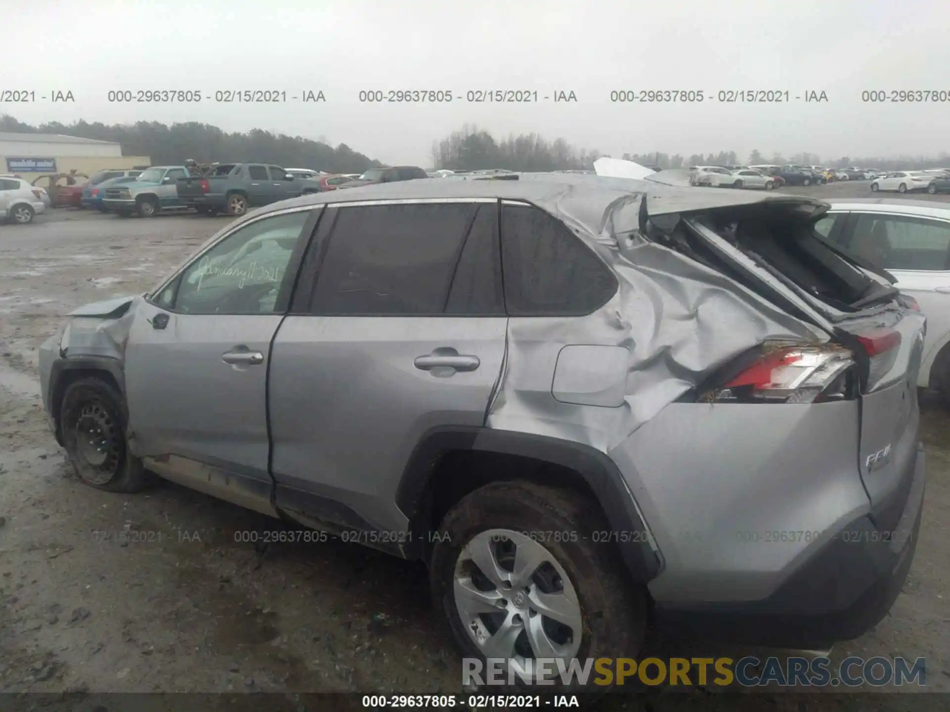 6 Фотография поврежденного автомобиля 2T3H1RFV1KW030551 TOYOTA RAV4 2019