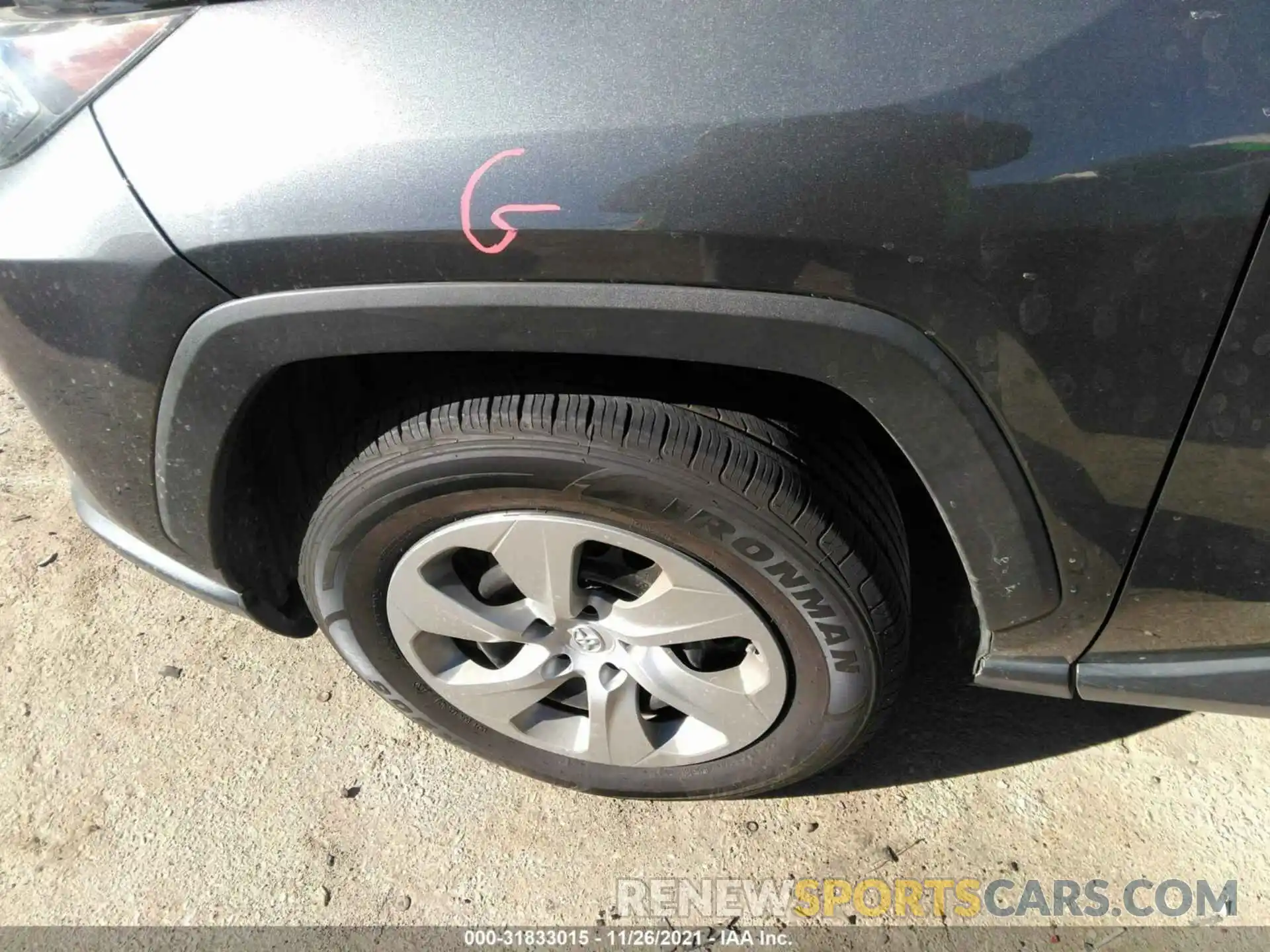 12 Фотография поврежденного автомобиля 2T3H1RFV1KW032719 TOYOTA RAV4 2019