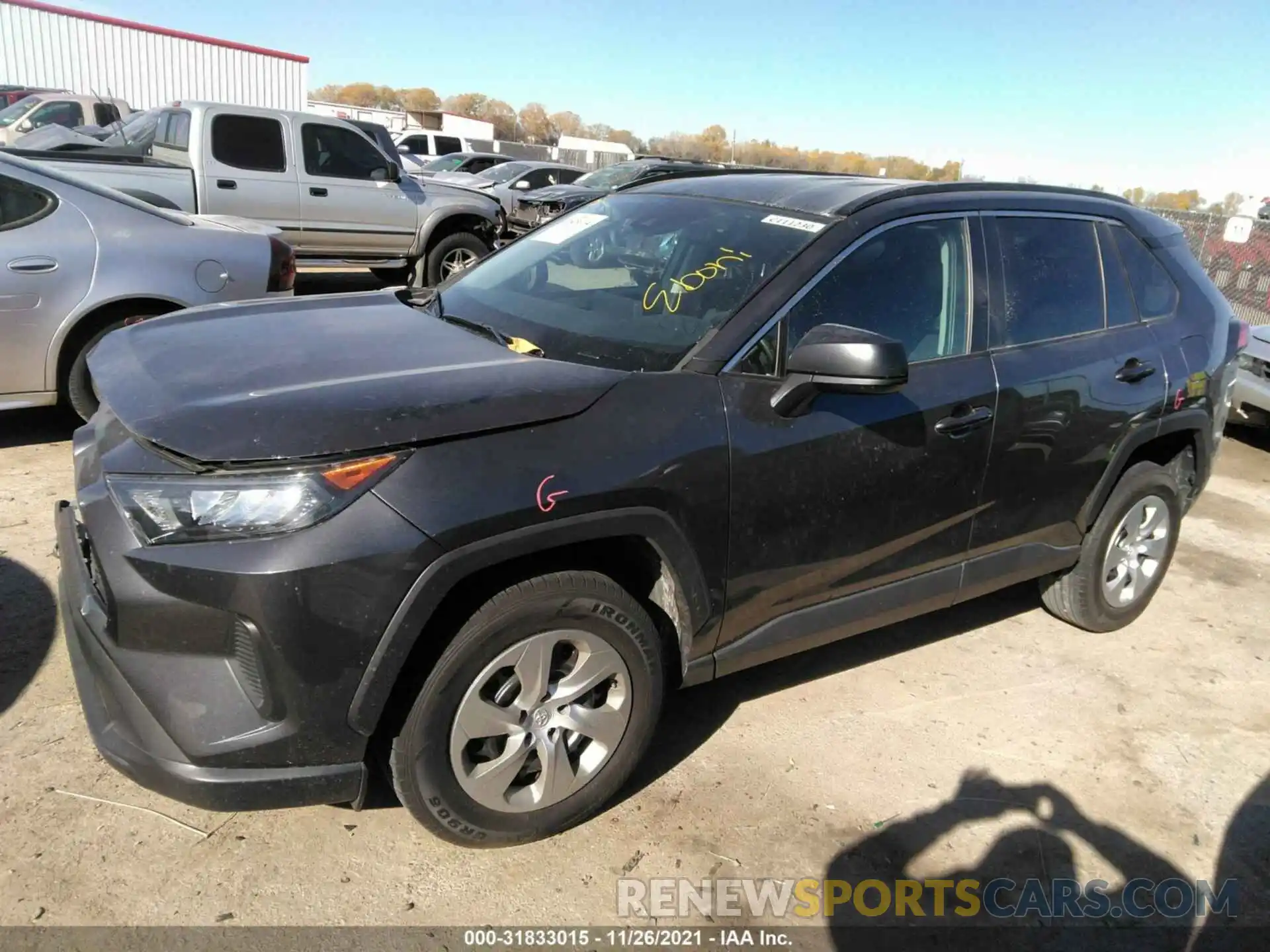 2 Photograph of a damaged car 2T3H1RFV1KW032719 TOYOTA RAV4 2019