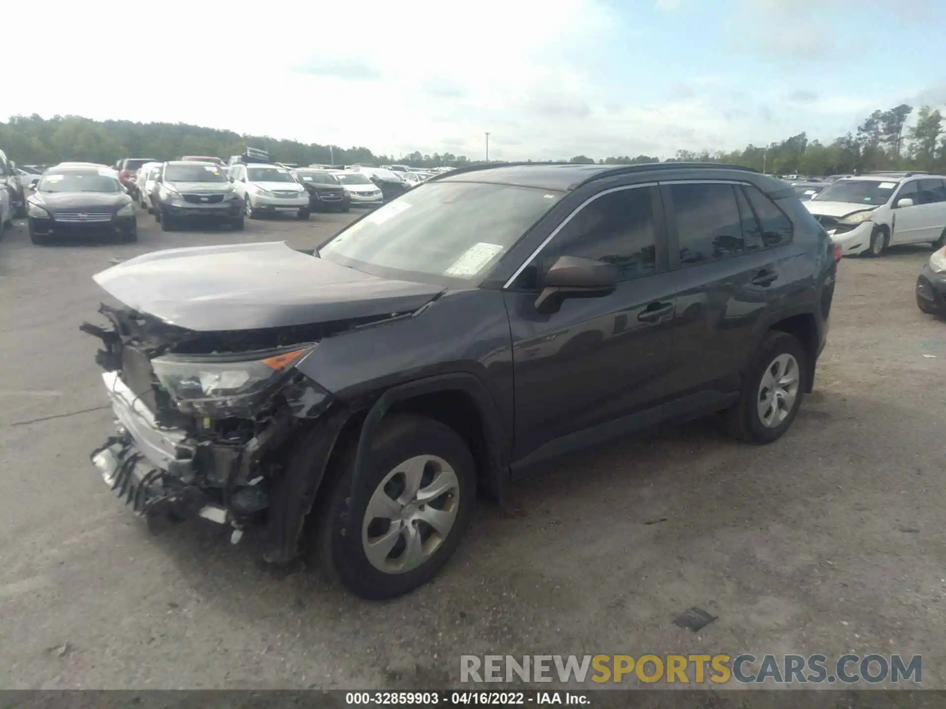 2 Photograph of a damaged car 2T3H1RFV1KW033496 TOYOTA RAV4 2019