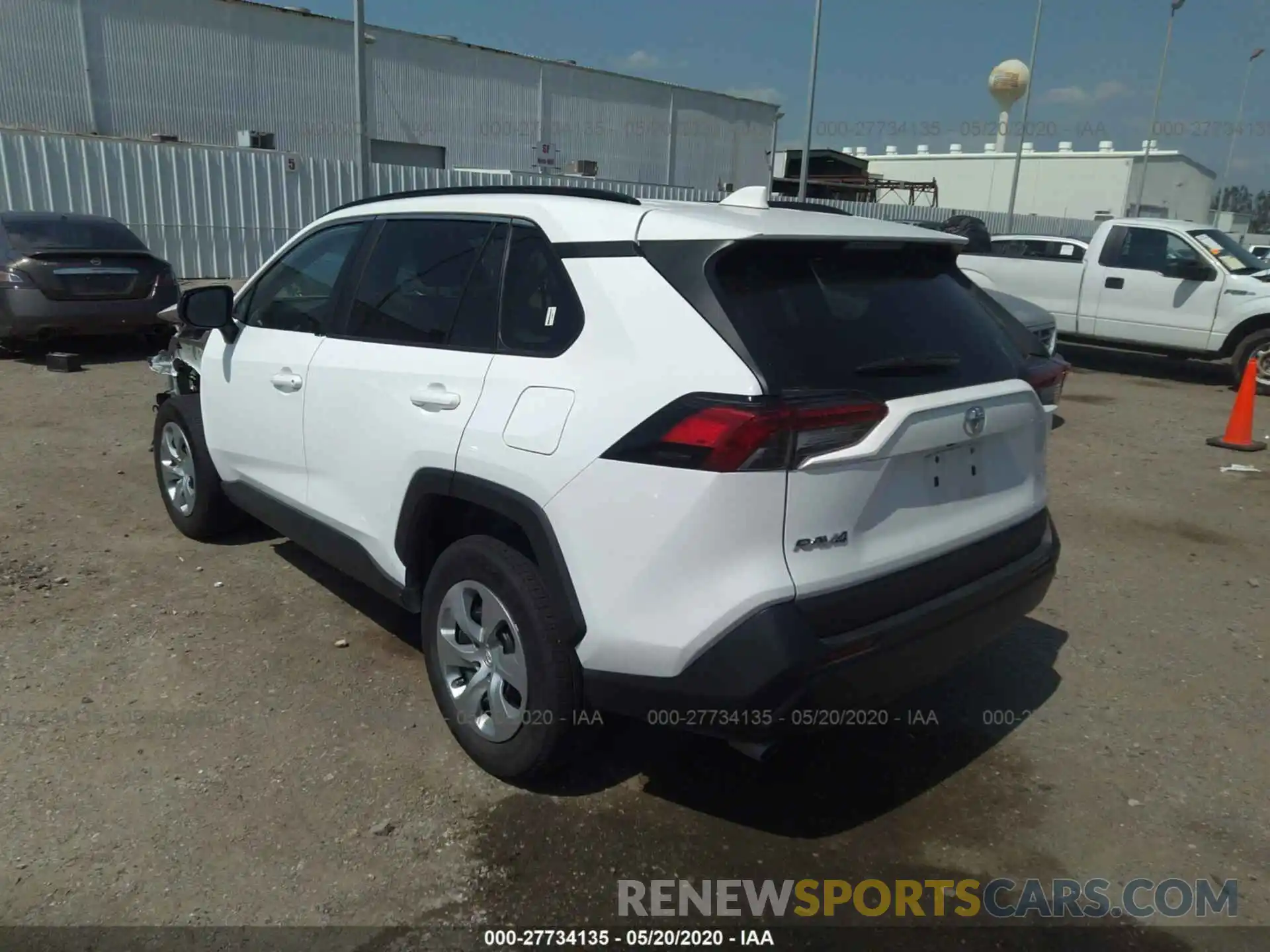 3 Фотография поврежденного автомобиля 2T3H1RFV1KW037290 TOYOTA RAV4 2019