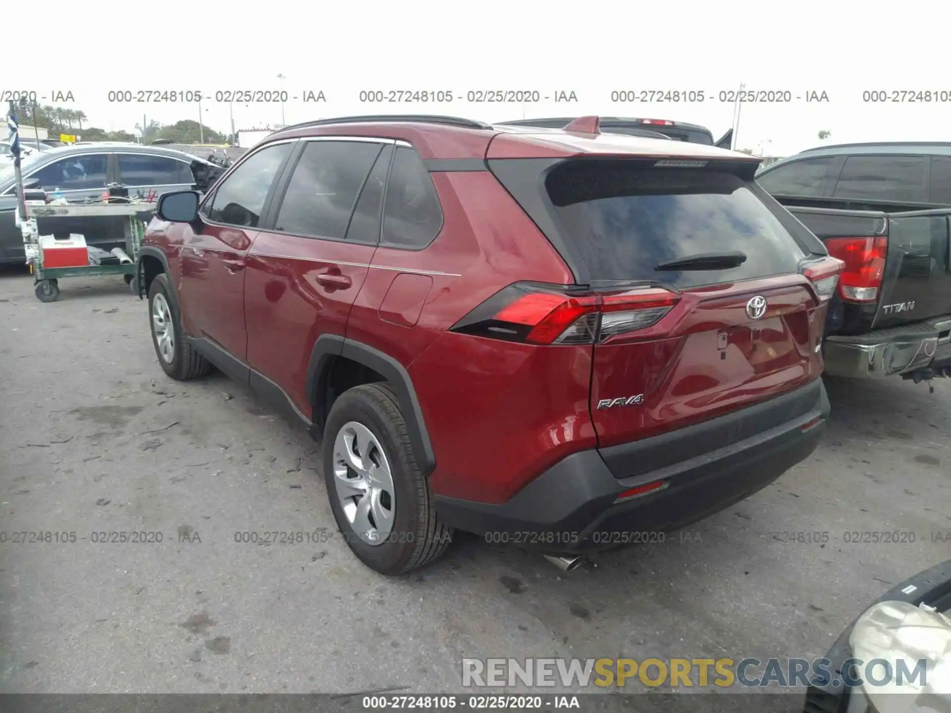 3 Фотография поврежденного автомобиля 2T3H1RFV1KW038102 TOYOTA RAV4 2019