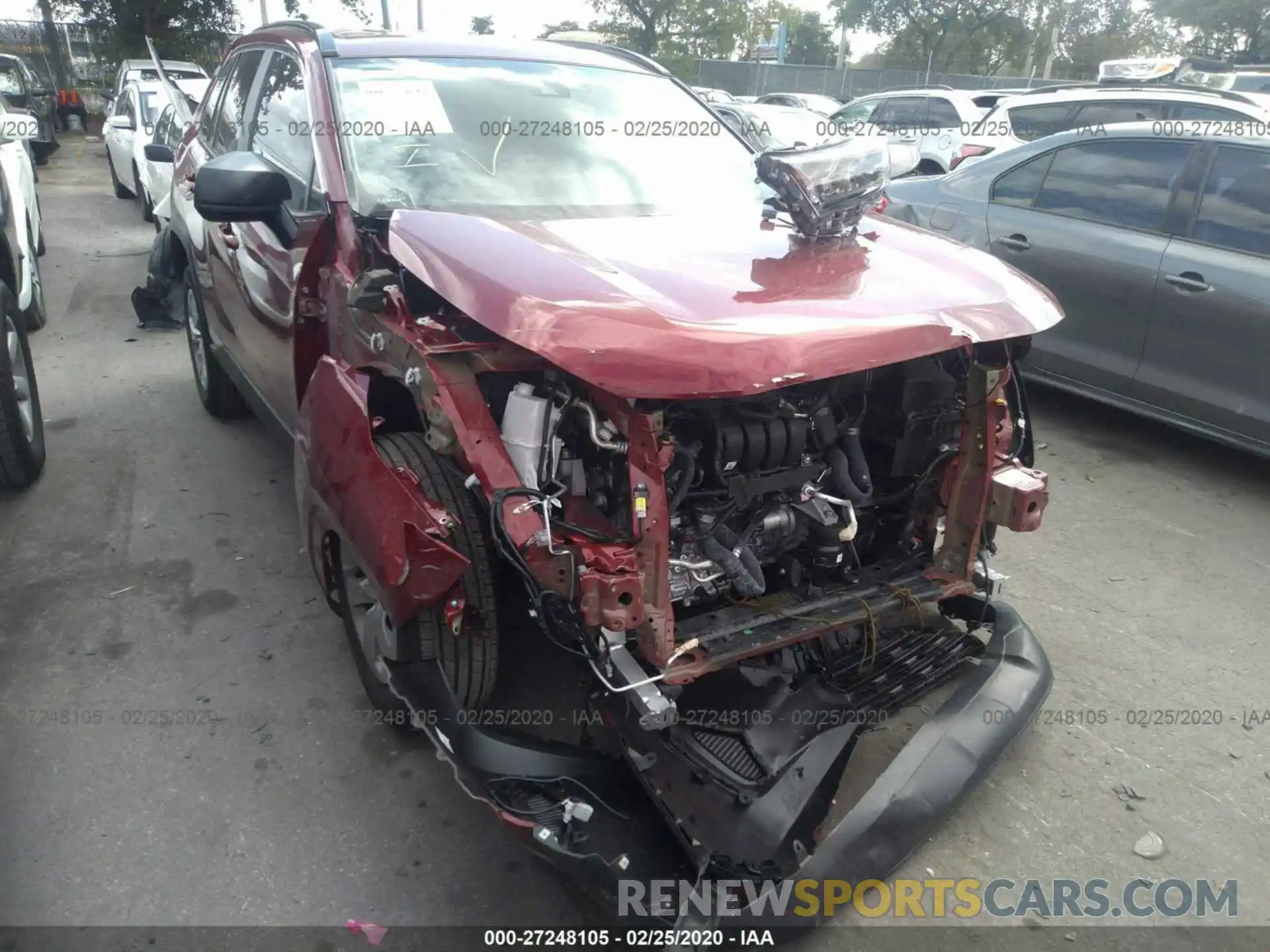 6 Photograph of a damaged car 2T3H1RFV1KW038102 TOYOTA RAV4 2019