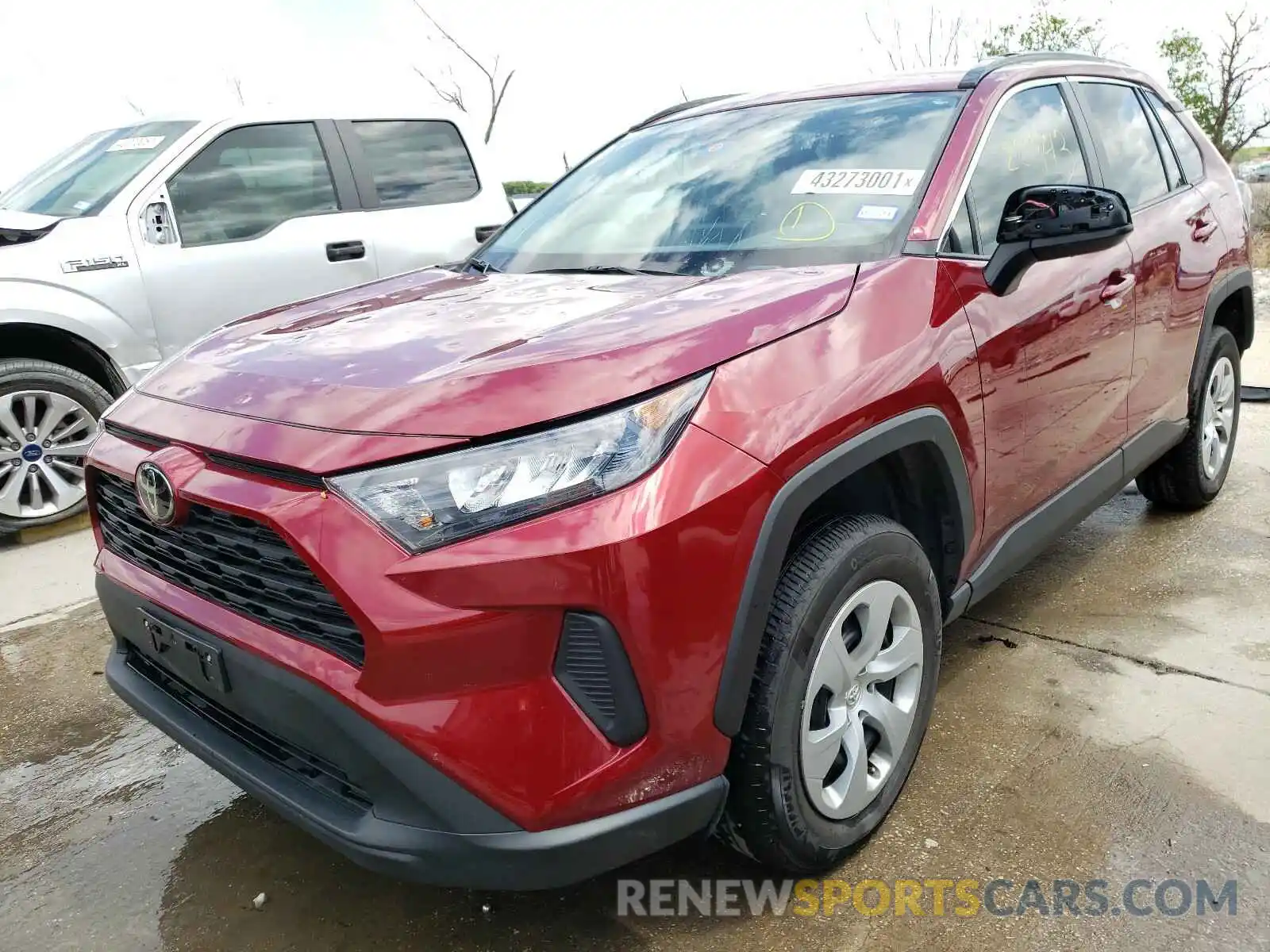 2 Фотография поврежденного автомобиля 2T3H1RFV1KW038777 TOYOTA RAV4 2019